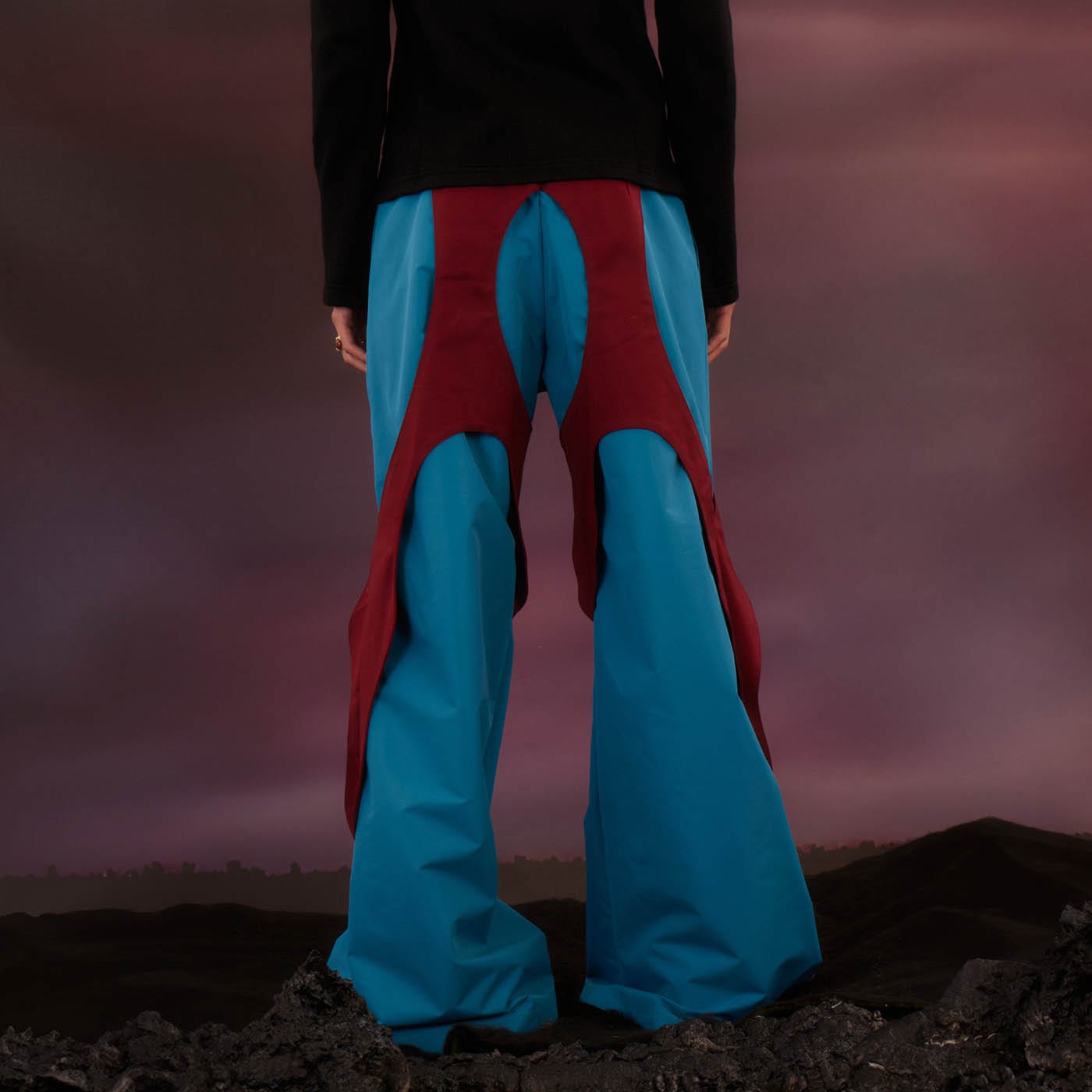 KADAKADA Cosmic Racer Deconstructed Ski Pants-Pants-S-Free Shipping Leatheretro