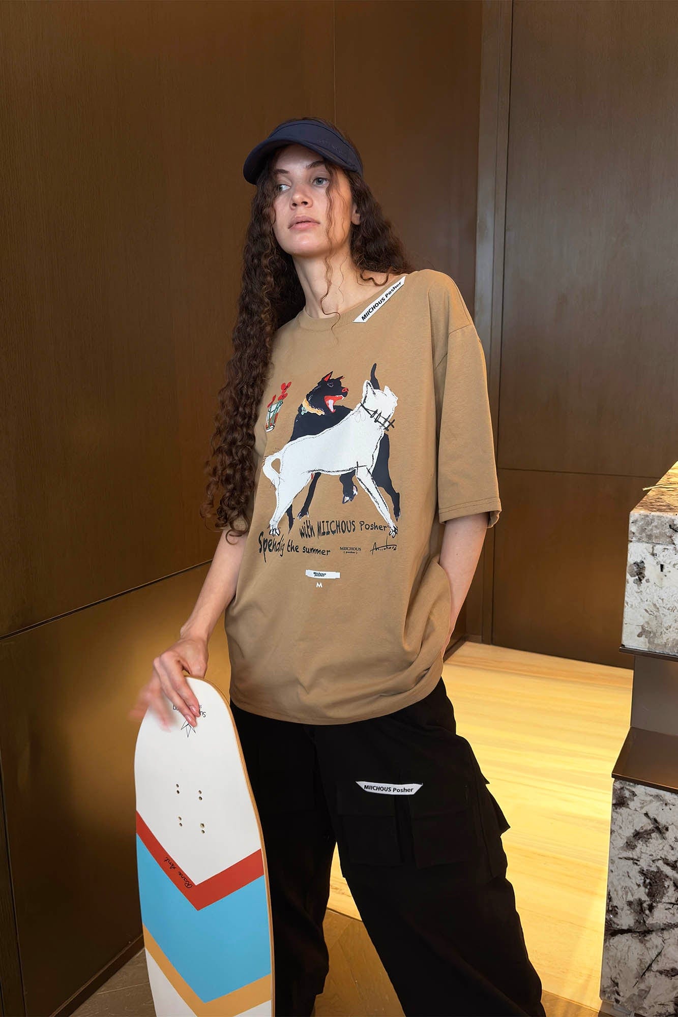 MIICHOUS Dancing Dogs Graphic T-Shirt-T Shirt-S-Free Shipping Leatheretro