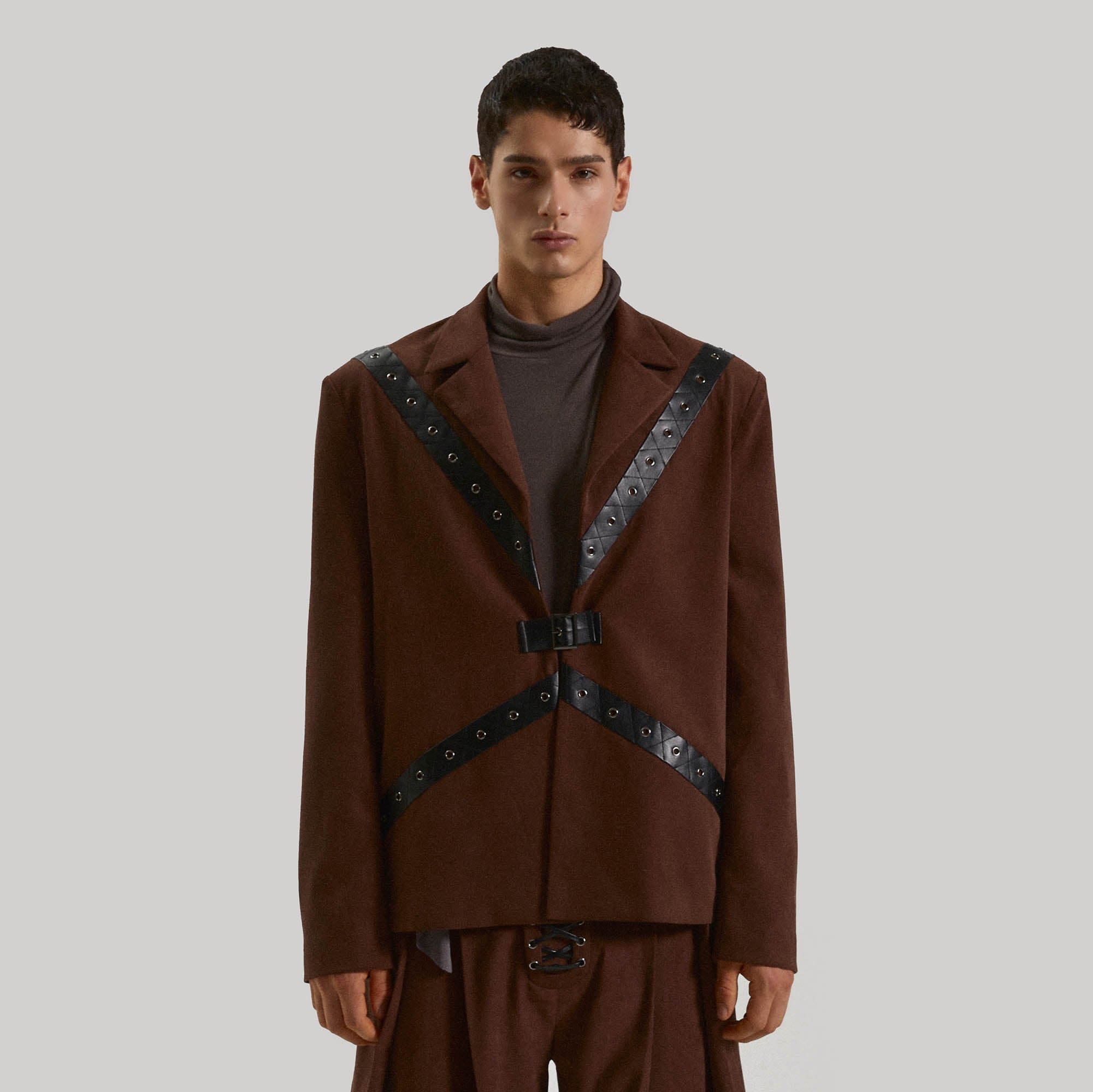 KADAKADA The Bondage Blazer-Jacket-M-Free Shipping Leatheretro