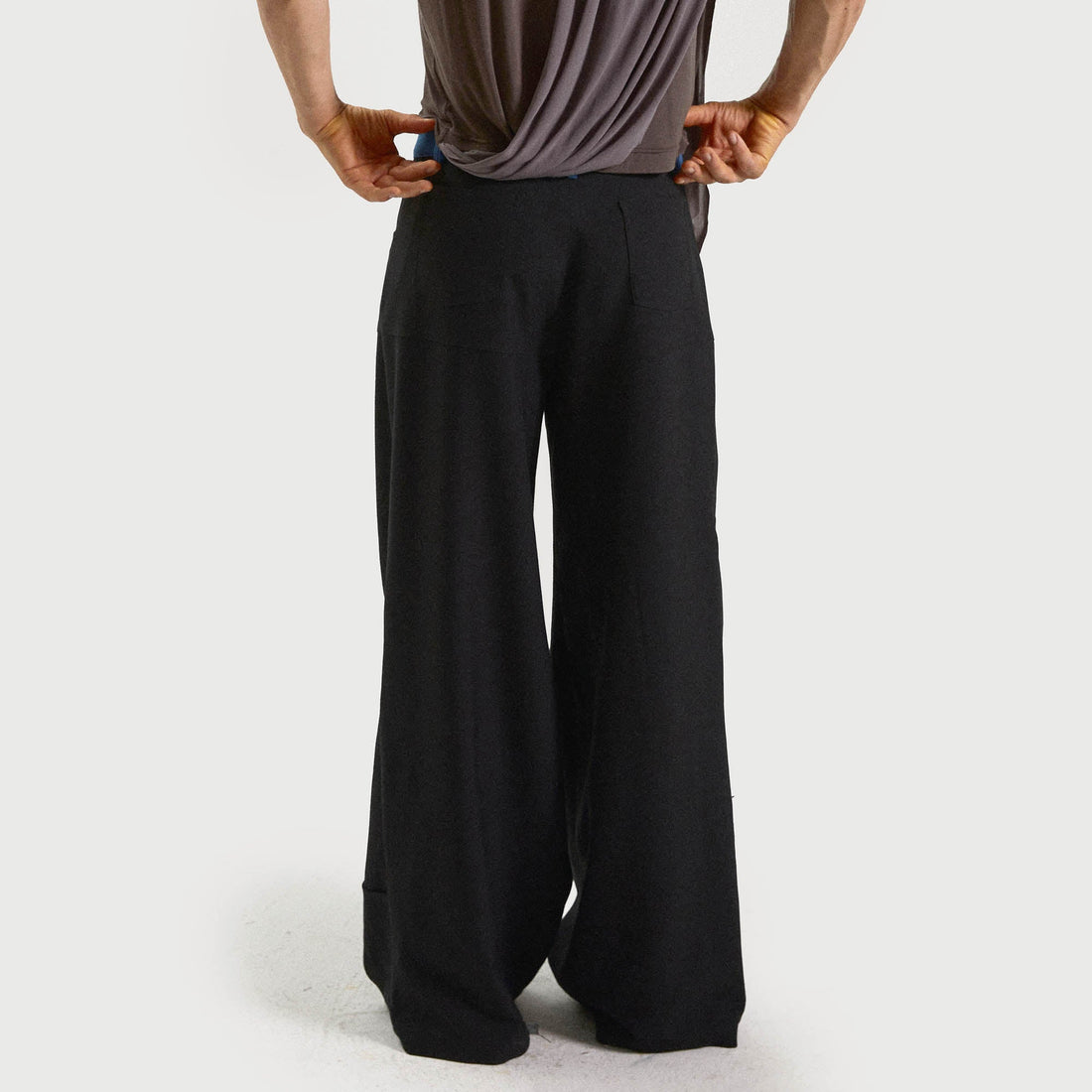KADAKADA Spliced Oversized Suit Pants-Pants-S-Free Shipping Leatheretro