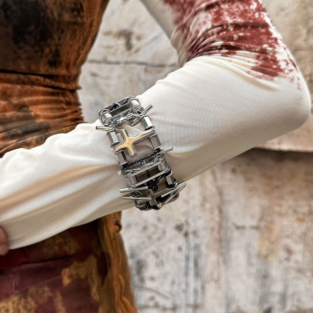 ILLUSORY Neo Era Cross Bracelet-Bracelet-Regular-Free Shipping Leatheretro