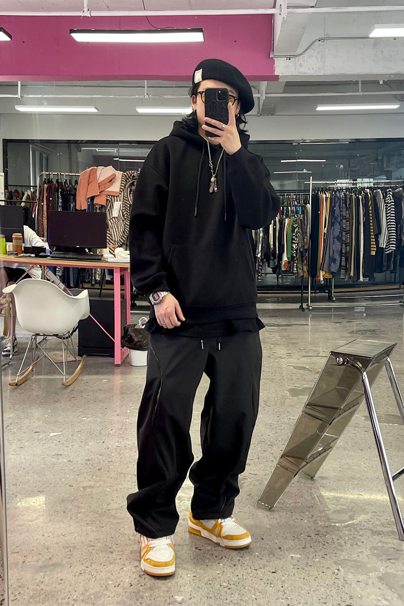 ME DA IGUAL Fleece-Lined Paneled Drawstring Pants-Pants-M-Free Shipping Leatheretro