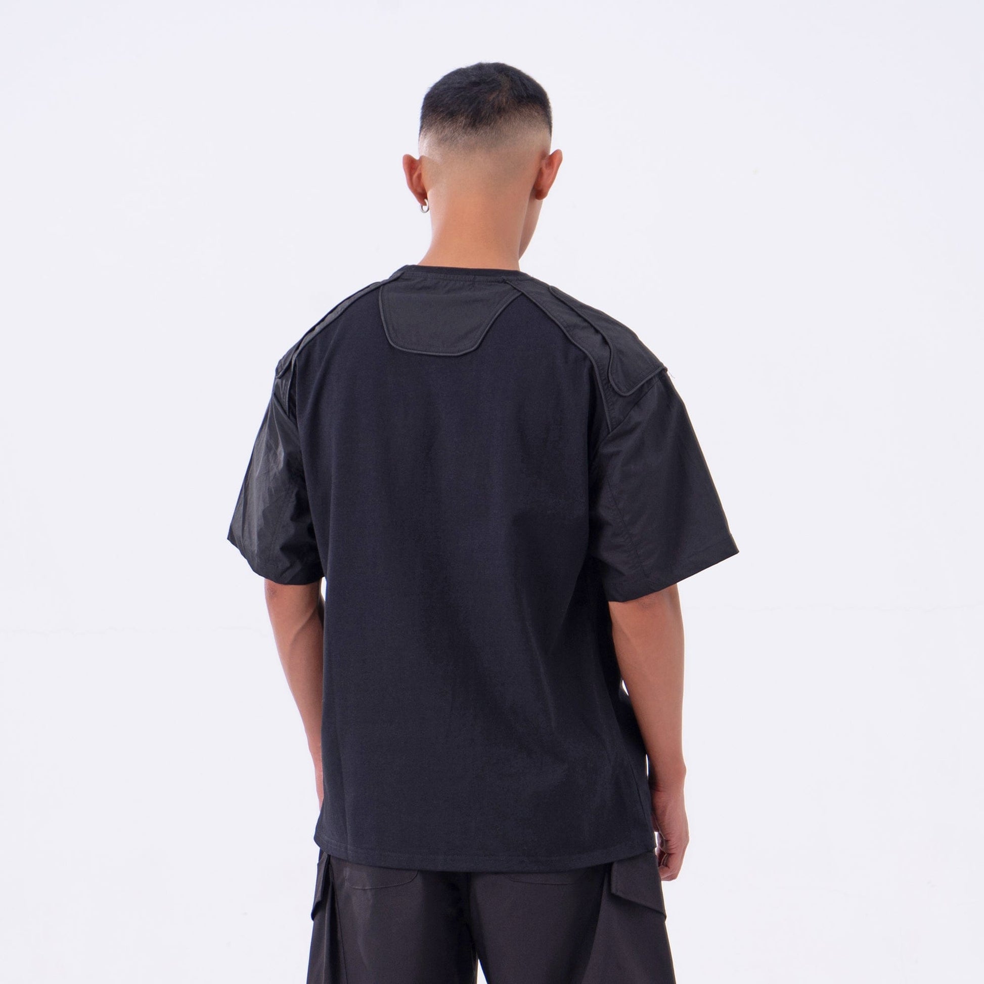 CLP The Epaulette T-Shirt-T Shirt-M-Black-Free Shipping Leatheretro