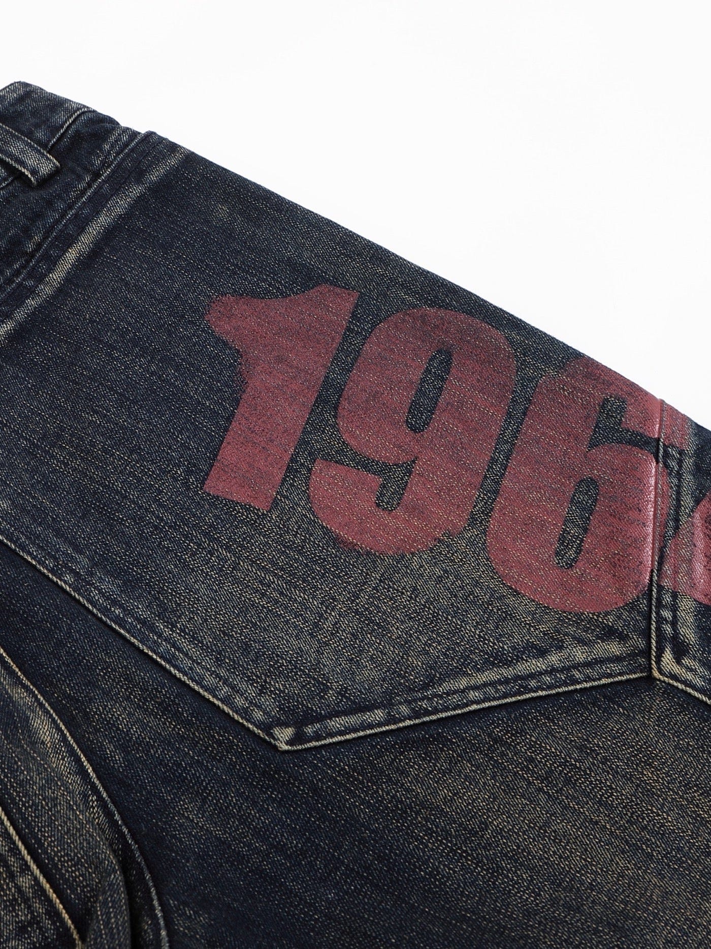 DND4DES Spliced Graffiti Wide-Leg Jeans-Jeans-S-Free Shipping Leatheretro