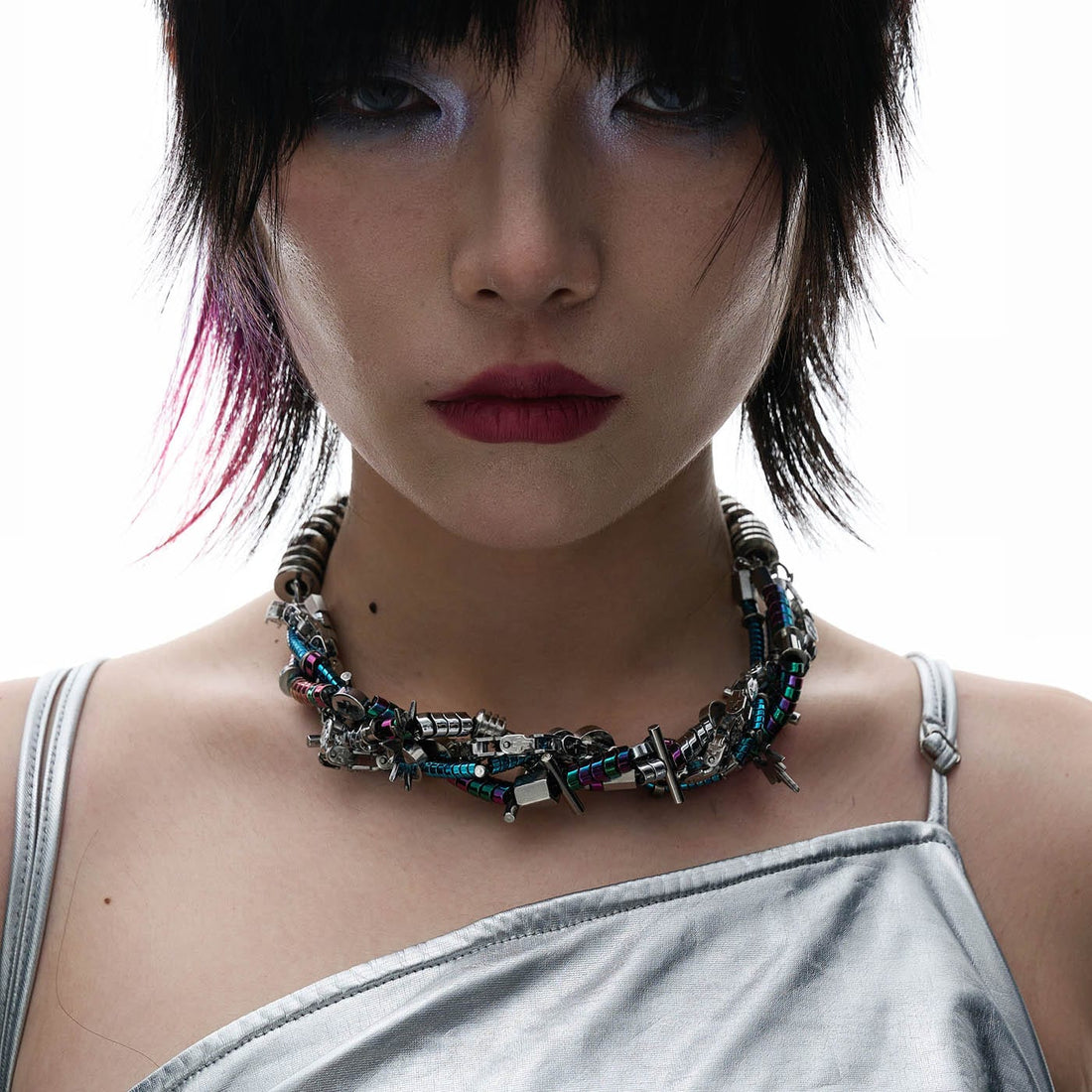 ILLUSORY Doomsday Disco Necklace-Necklace-Standard (15.4 Inches - 18.1 Inches)-Free Shipping Leatheretro