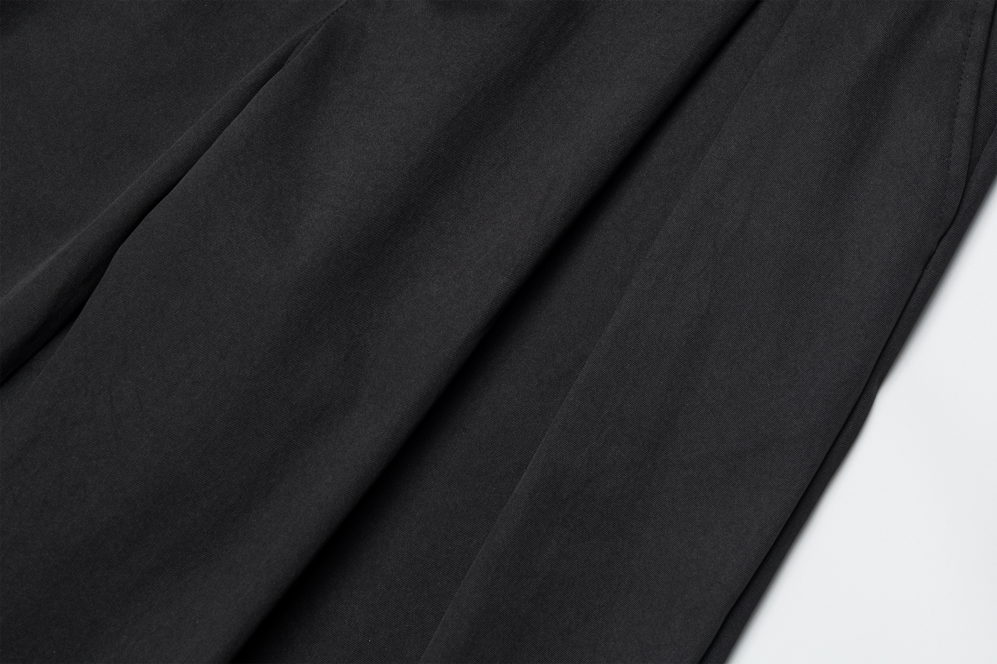 OVDY Pleated Textured Wide-Leg Pants-Pants-S-Black-Free Shipping Leatheretro