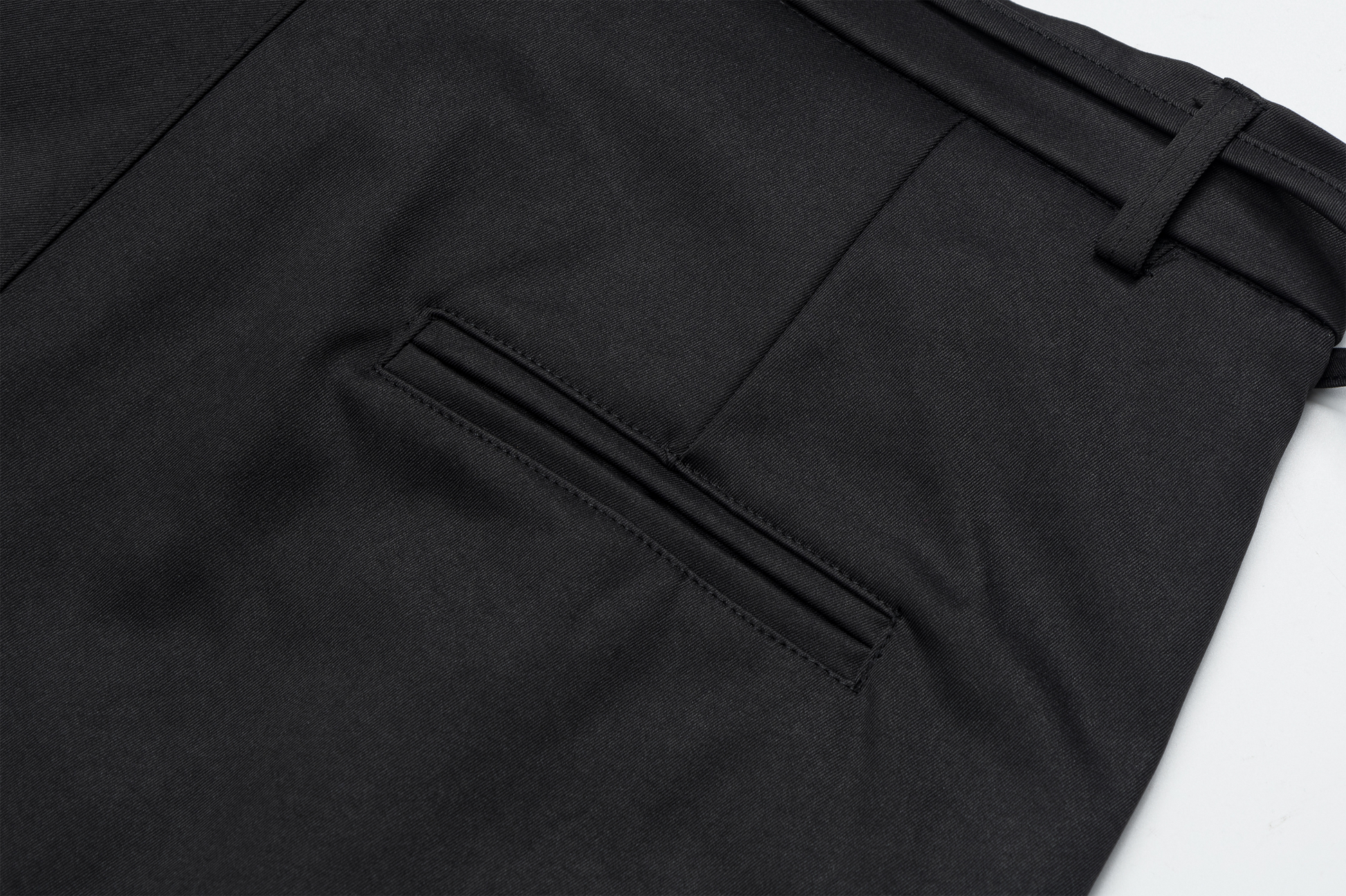 OVDY Pleated Textured Wide-Leg Pants-Pants-S-Black-Free Shipping Leatheretro