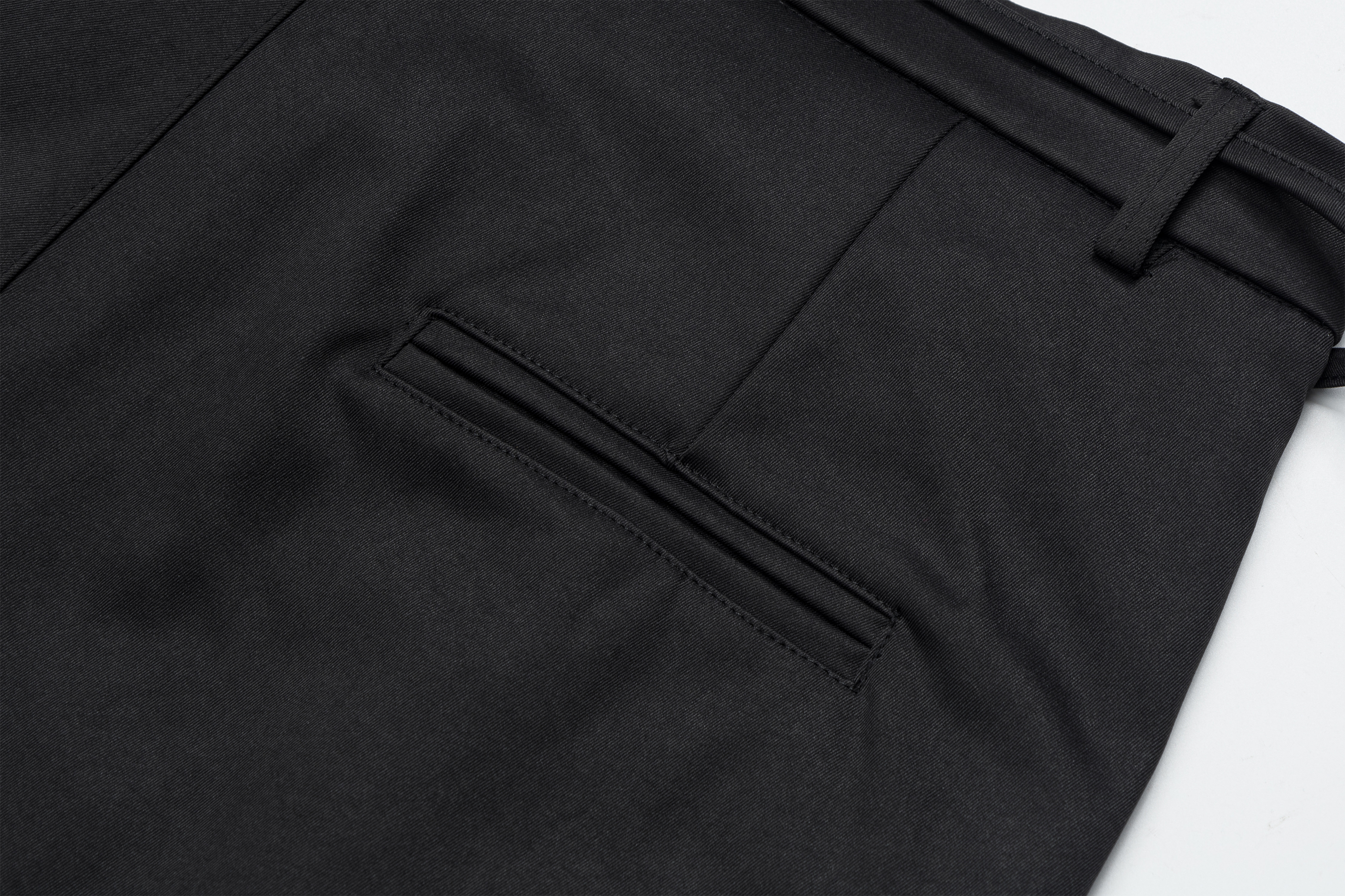 OVDY Pleated Textured Wide-Leg Pants-Pants-S-Black-Free Shipping Leatheretro