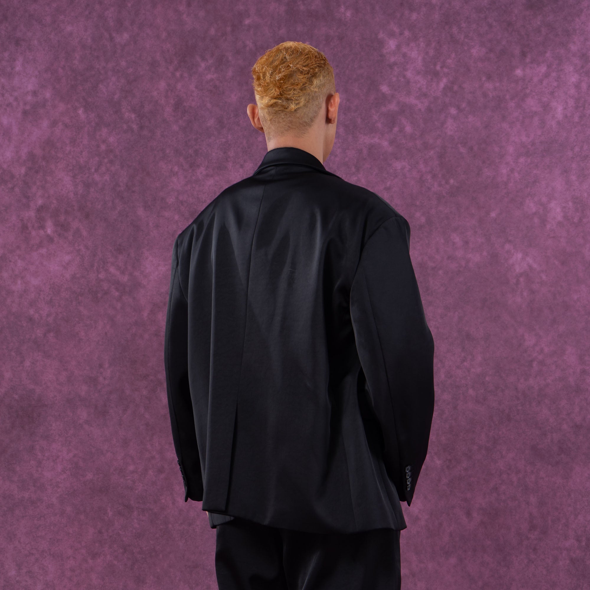 CLP Satin Double-Breasted Oversized Blazer-Jacket-S-Coffee-Free Shipping Leatheretro