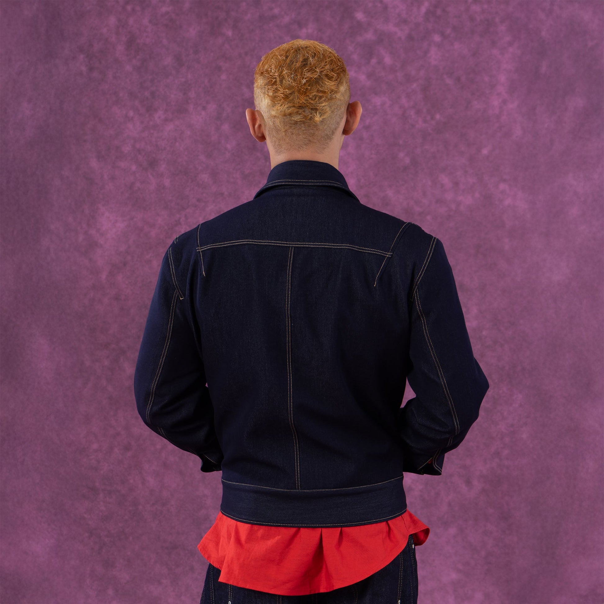 CLP Classical Stitched Utility Denim Jacket-Jacket-S-Black-Free Shipping Leatheretro