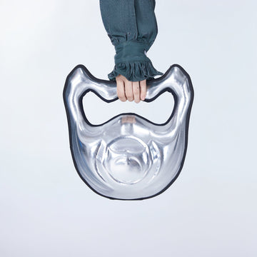 EMBRYO Kettlebell Bag-Bag-One Size-Silver-Free Shipping Leatheretro