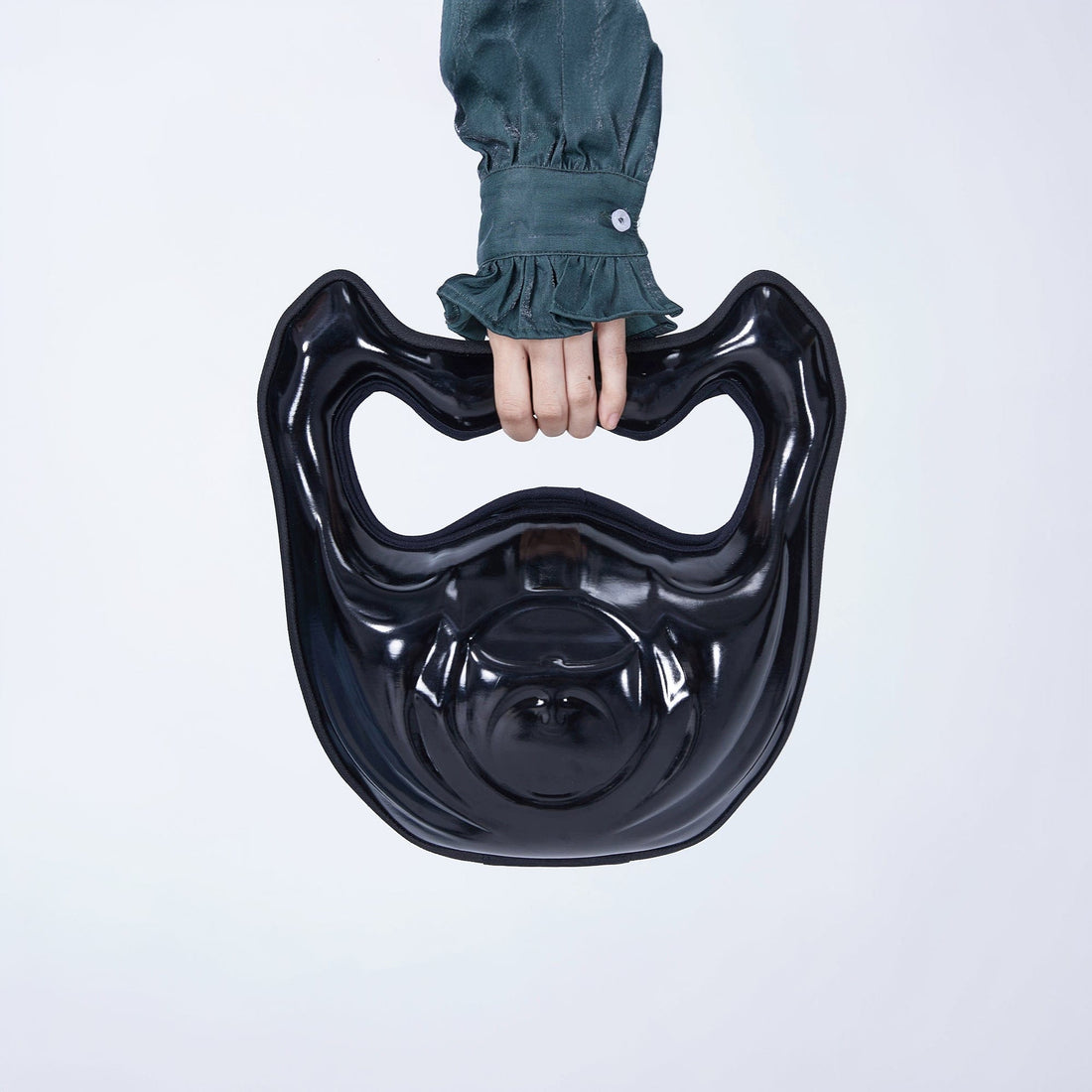 EMBRYO Kettlebell Bag-Bag-One Size-Silver-Free Shipping Leatheretro