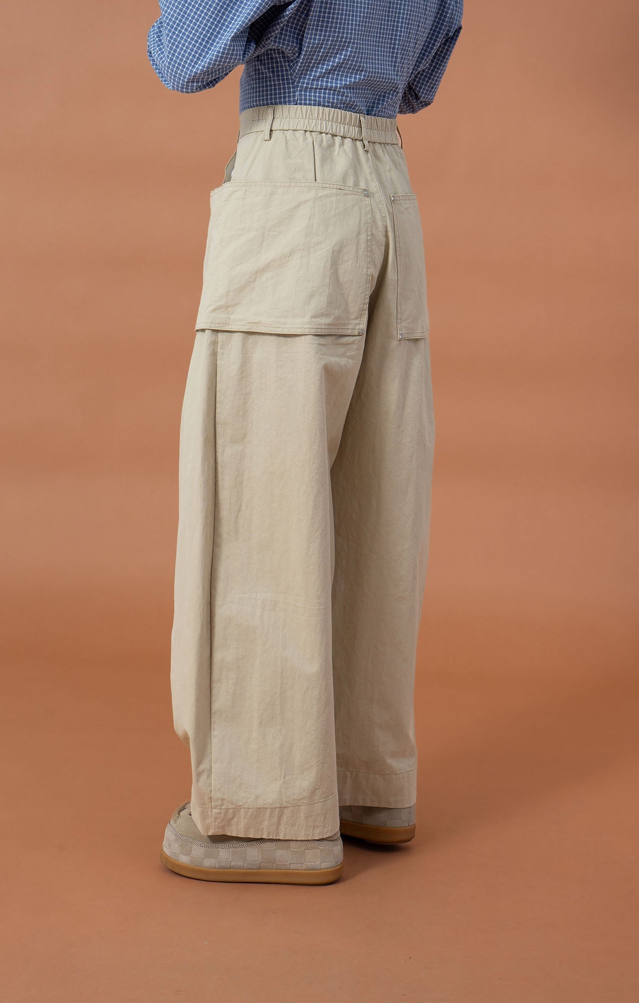 CLP Utility Big-Pocket Barrel Pants-Pants-M-Black-Free Shipping Leatheretro