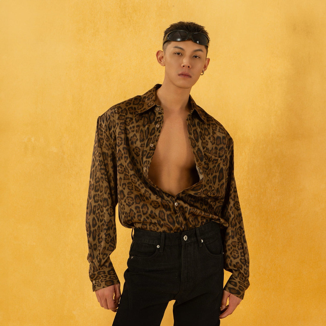 CLP Retro Leopard Shirt-Shirt-S-Free Shipping Leatheretro