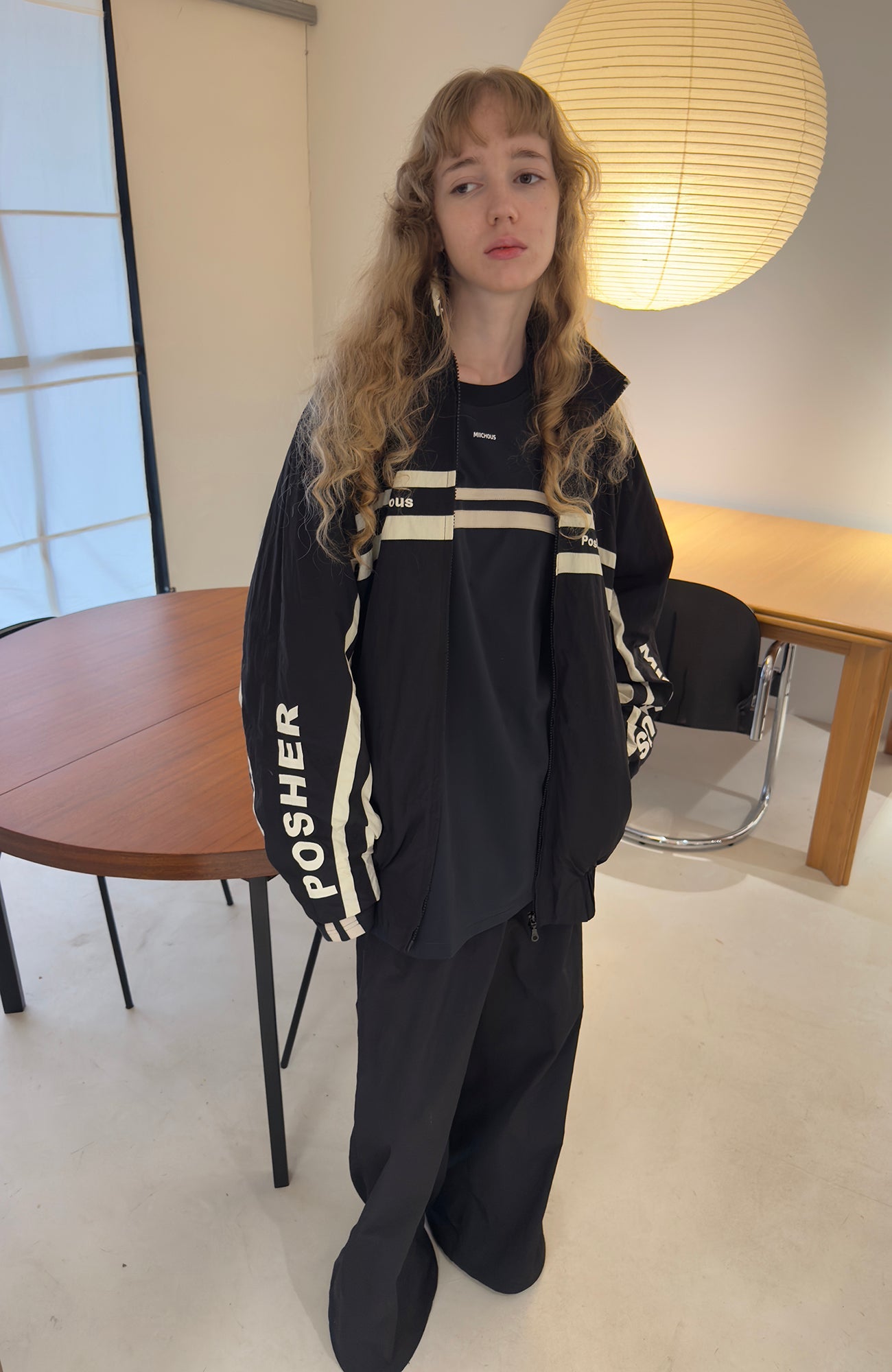 MIICHOUS Contrast Stripes Paneled Padded Jacket-Jacket-S-Free Shipping Leatheretro