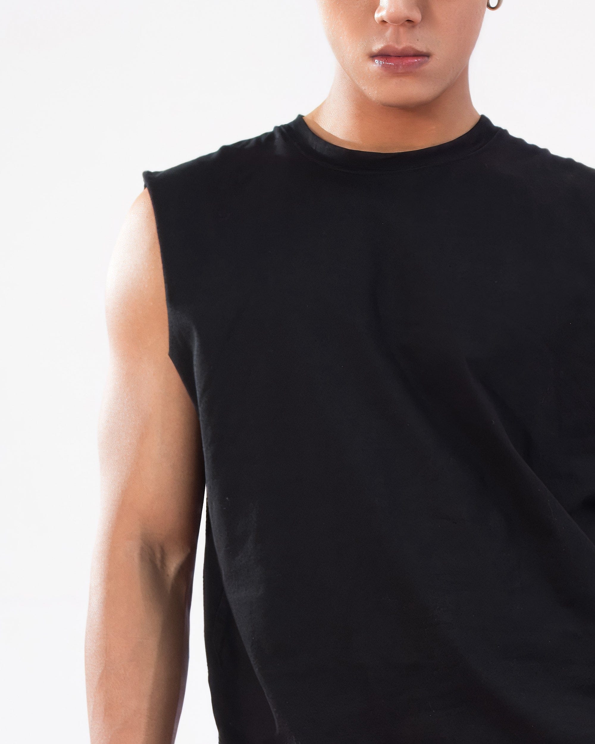 CLP Ripped Tank Top-Tank Top-M-White-Free Shipping Leatheretro