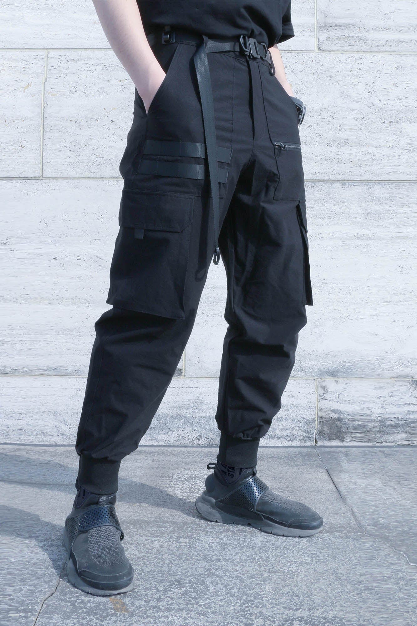 SILENSTORM Multi-Pocket Utility Jogger Pants-Pants-S-Free Shipping Leatheretro