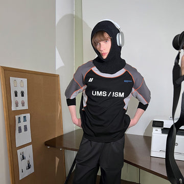 UMAMIISM Deconstructed Racing Raglan T-Shirt-T Shirt-XS-Free Shipping Leatheretro