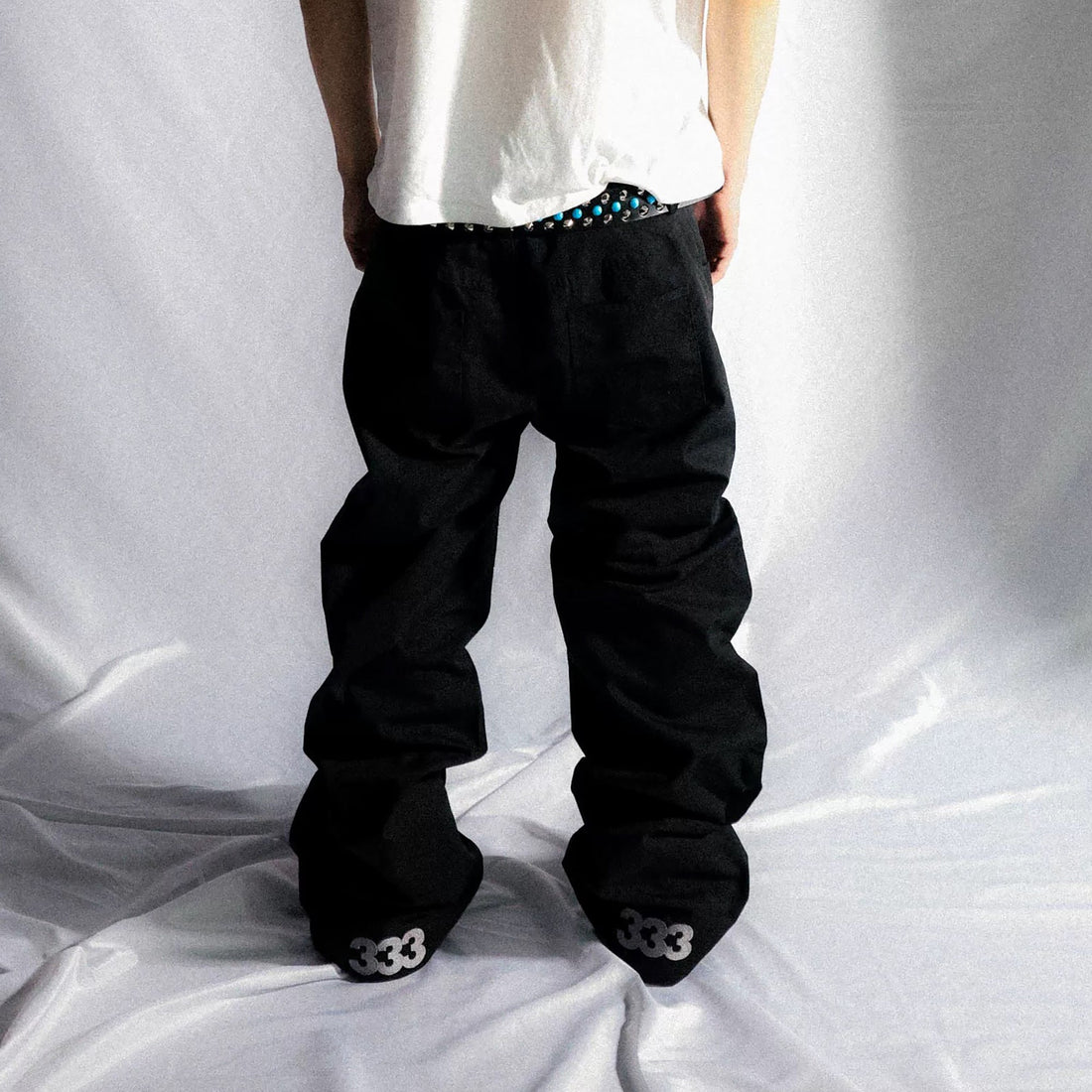 PCCVISION Essential LOGO Wrinkled Baggy Pants-Pants-XS-Free Shipping Leatheretro