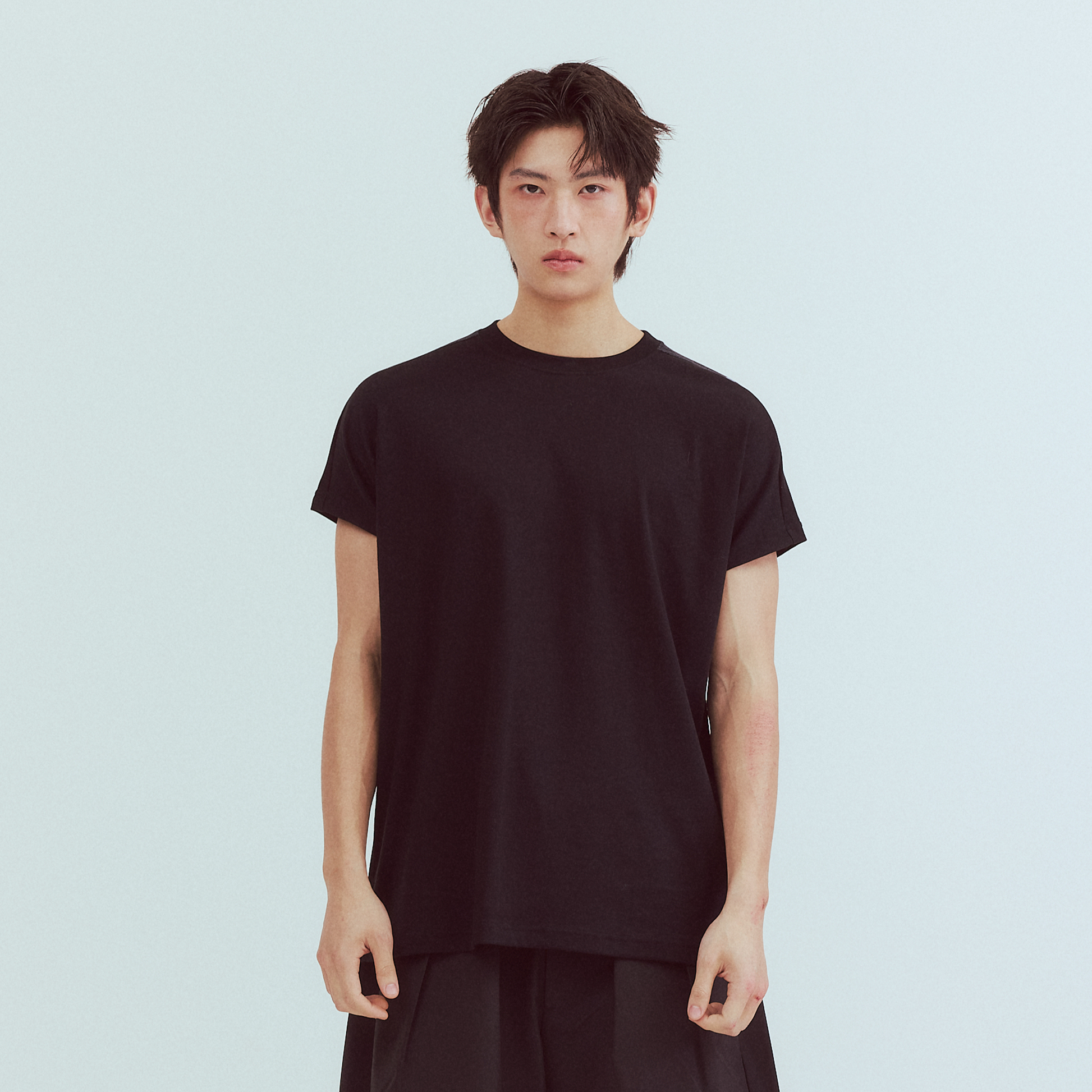 KADAKADA Sculptural Corset Graphic T-Shirt-T Shirt-M (Preorder)-Black-Free Shipping Leatheretro