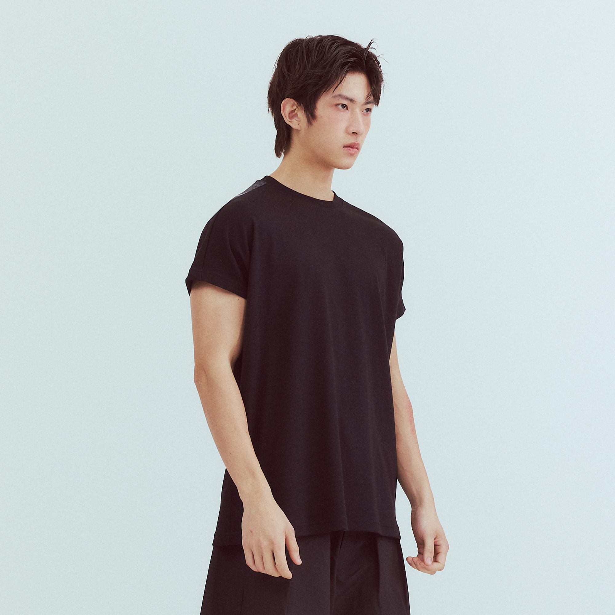 KADAKADA Sculptural Corset Graphic T-Shirt-T Shirt-M (Preorder)-Black-Free Shipping Leatheretro