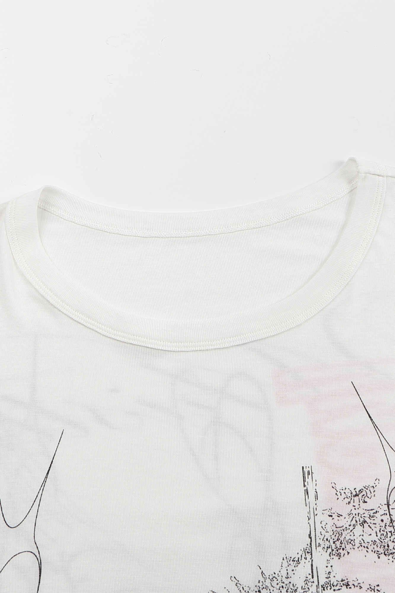 WHISTLEHUNTER Lyocell Graphic Long-Sleeve Tee-T Shirt-S (Preorder)-White-Free Shipping Leatheretro