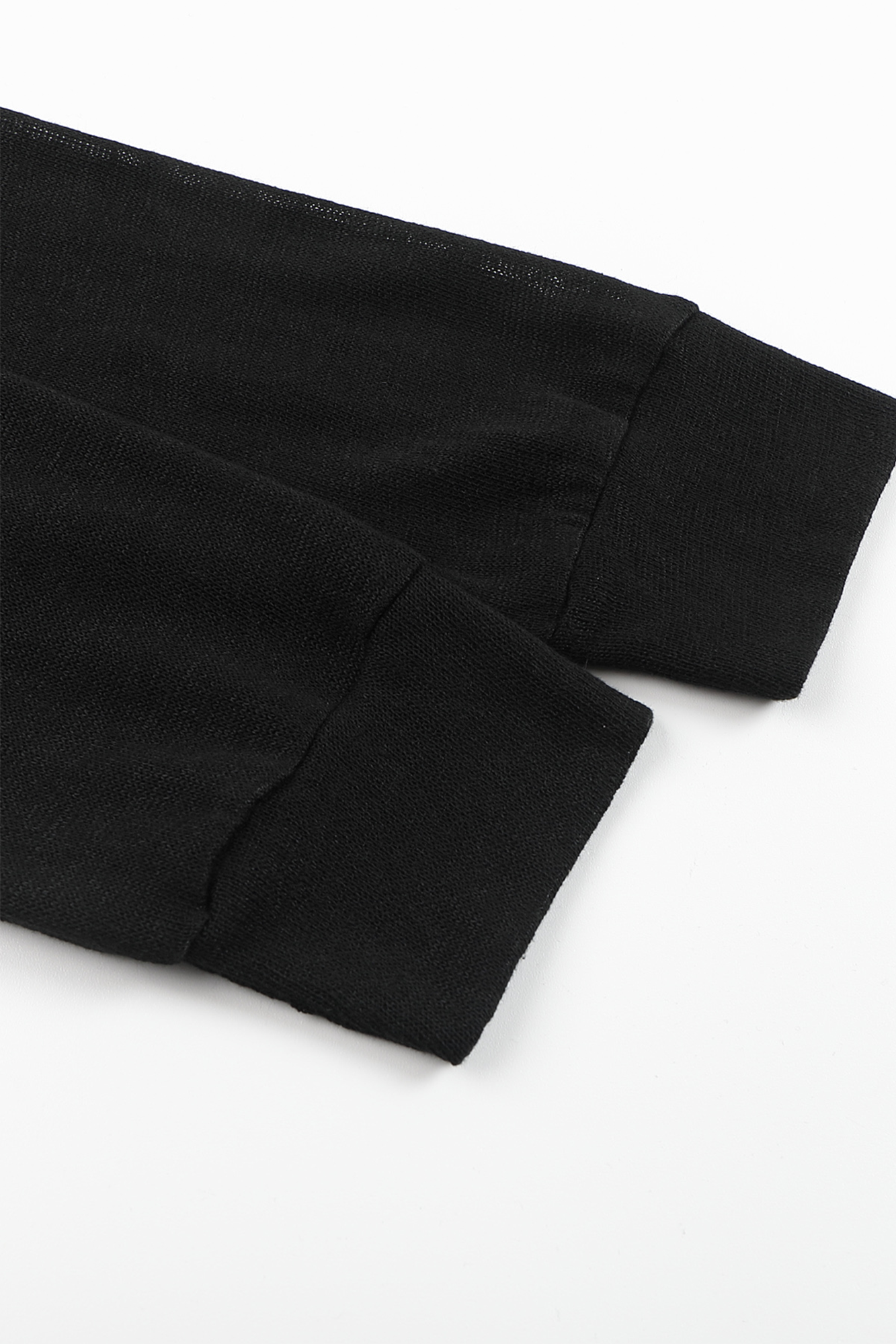 WHISTLEHUNTER Military Tape-Trim Hooded Cardigan-Jacket-S (Preorder)-Black-Free Shipping Leatheretro