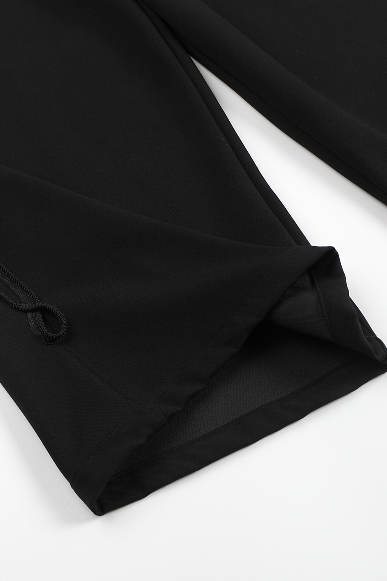WHISTLEHUNTER Strap-Trim Tailored Trousers-Pants-S (Preorder)-Black-Free Shipping Leatheretro