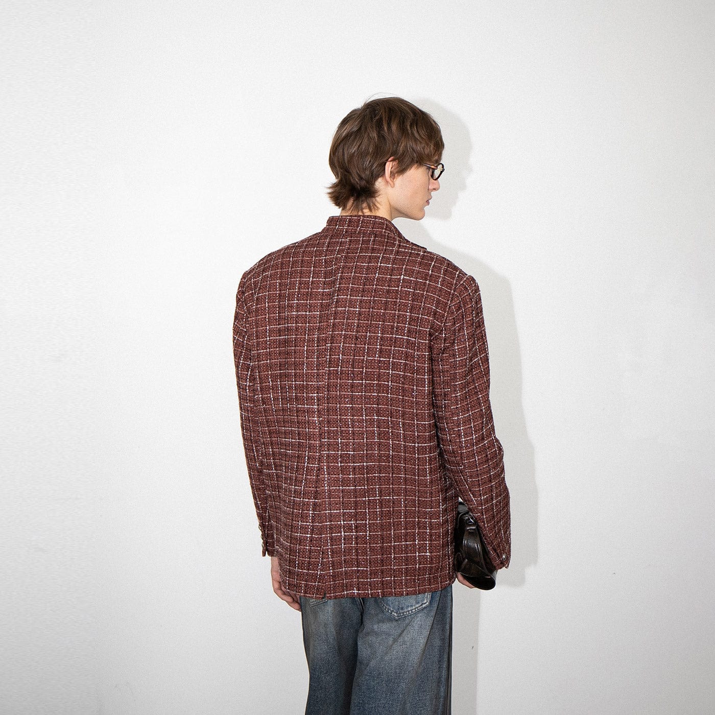 LEONSENSE Tassels Pockets Tweed Jacket-Jacket-S-Free Shipping Leatheretro