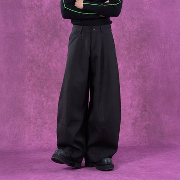 CLP Classical Oversized Trousers-Pants-M-Black-Free Shipping Leatheretro