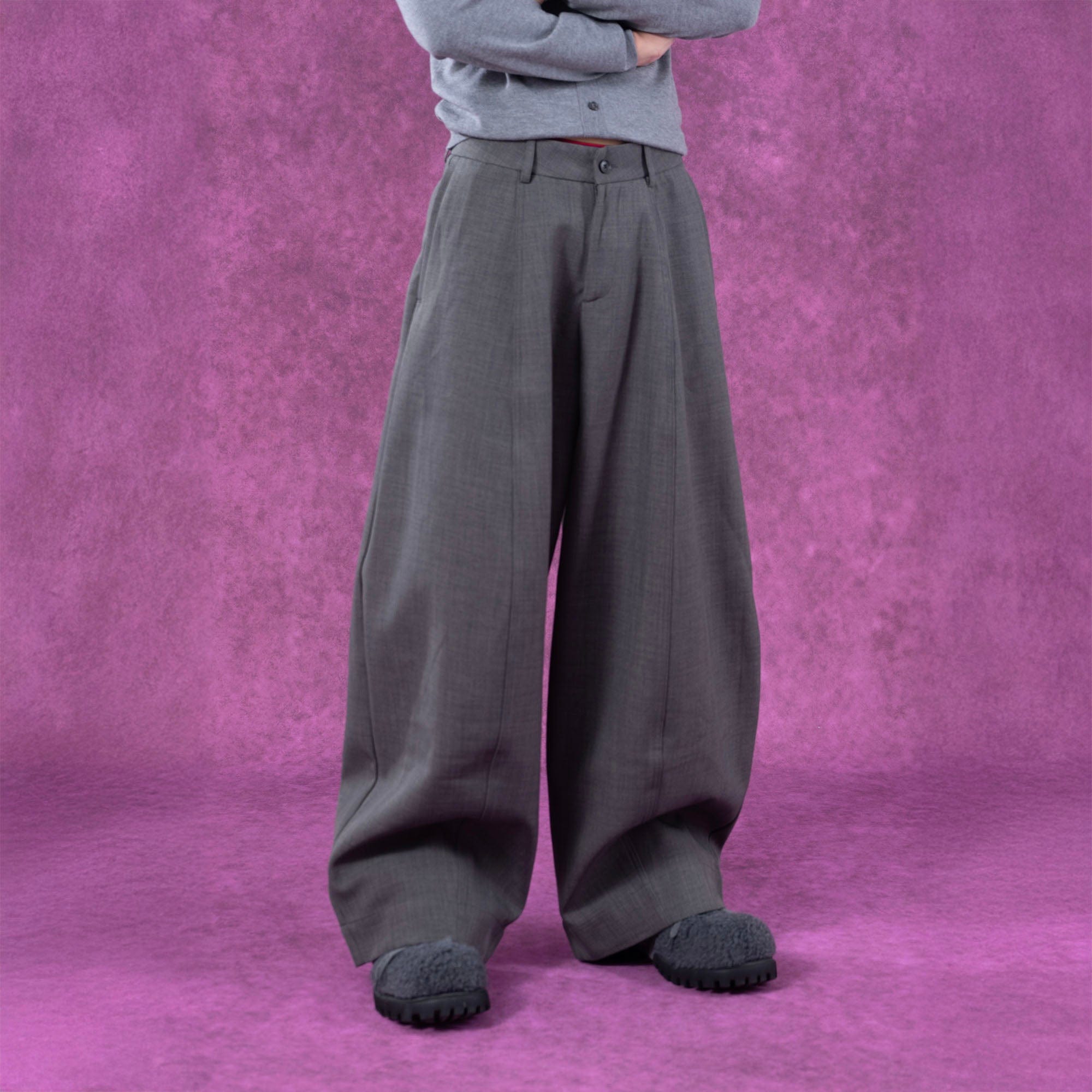 CLP Classical Oversized Trousers-Pants-M-Black-Free Shipping Leatheretro