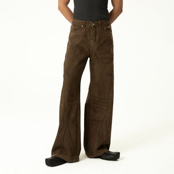 CLP Retro Panel Straight-Leg Jeans-Jeans-M-Free Shipping Leatheretro