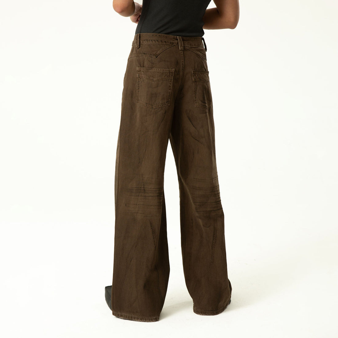 CLP Retro Panel Straight-Leg Jeans-Jeans-M-Free Shipping Leatheretro