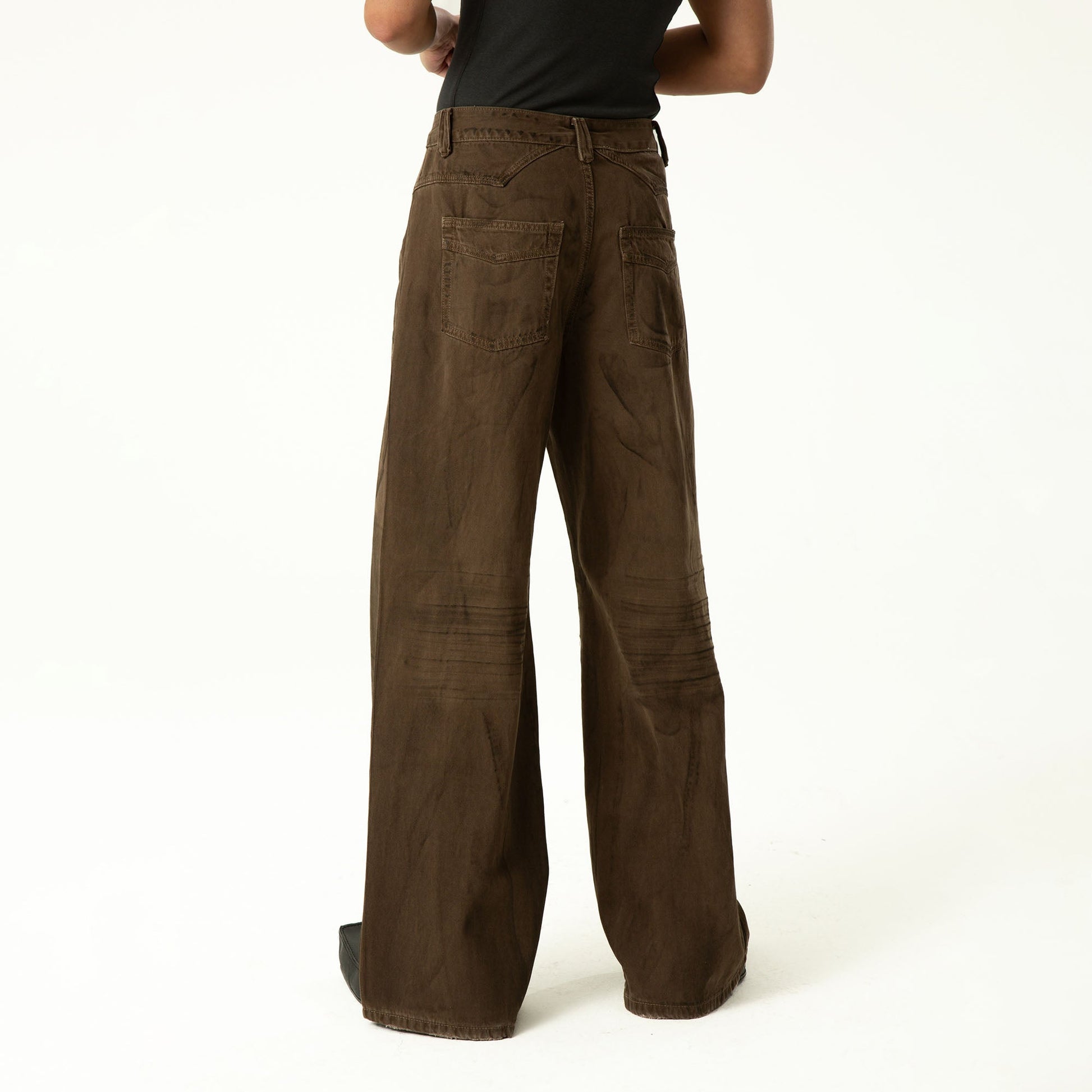 CLP Retro Panel Straight-Leg Jeans-Jeans-M-Free Shipping Leatheretro