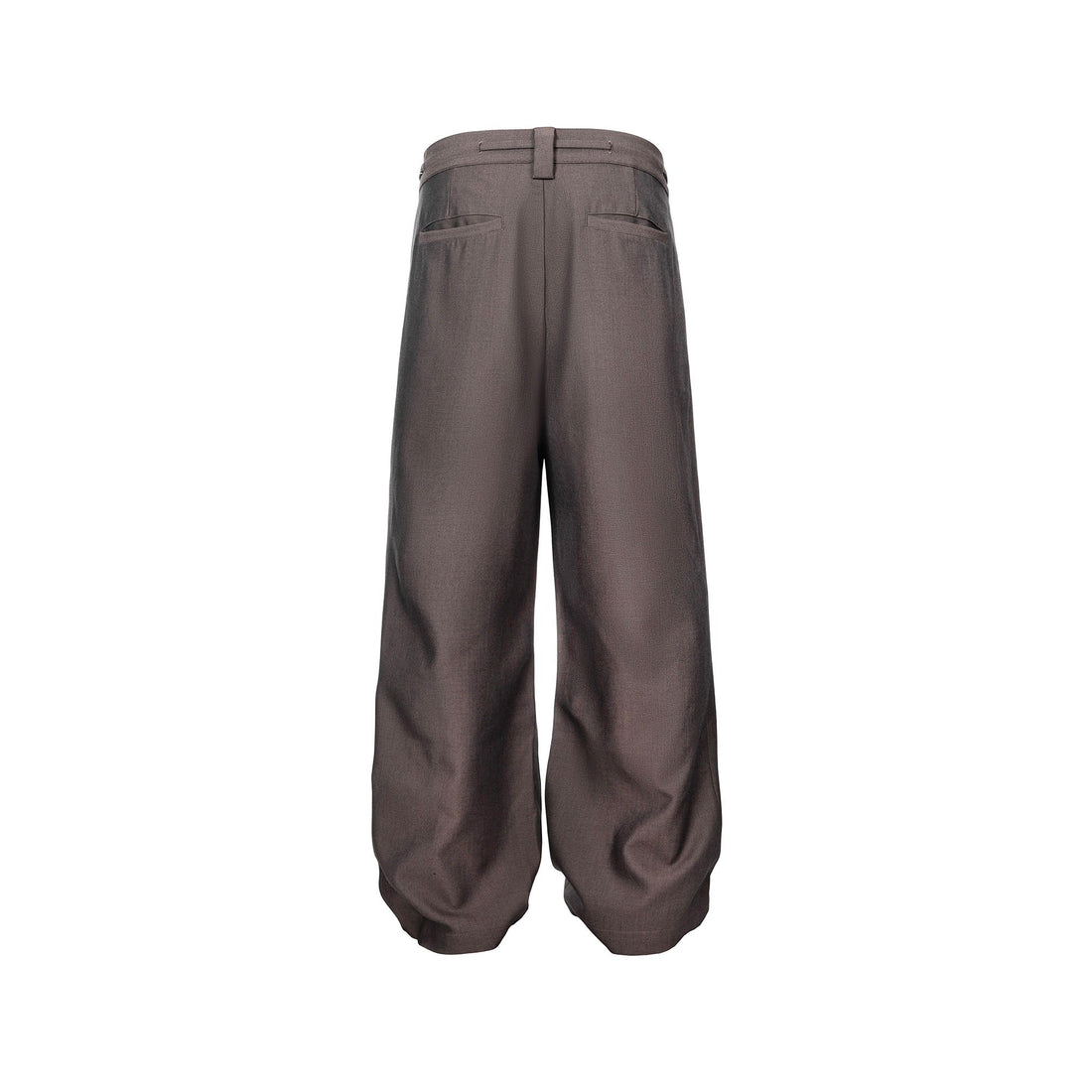 CATSSTAC Tie-Belt Wool-Blend Pleated Trousers-Pants-M-Free Shipping Leatheretro