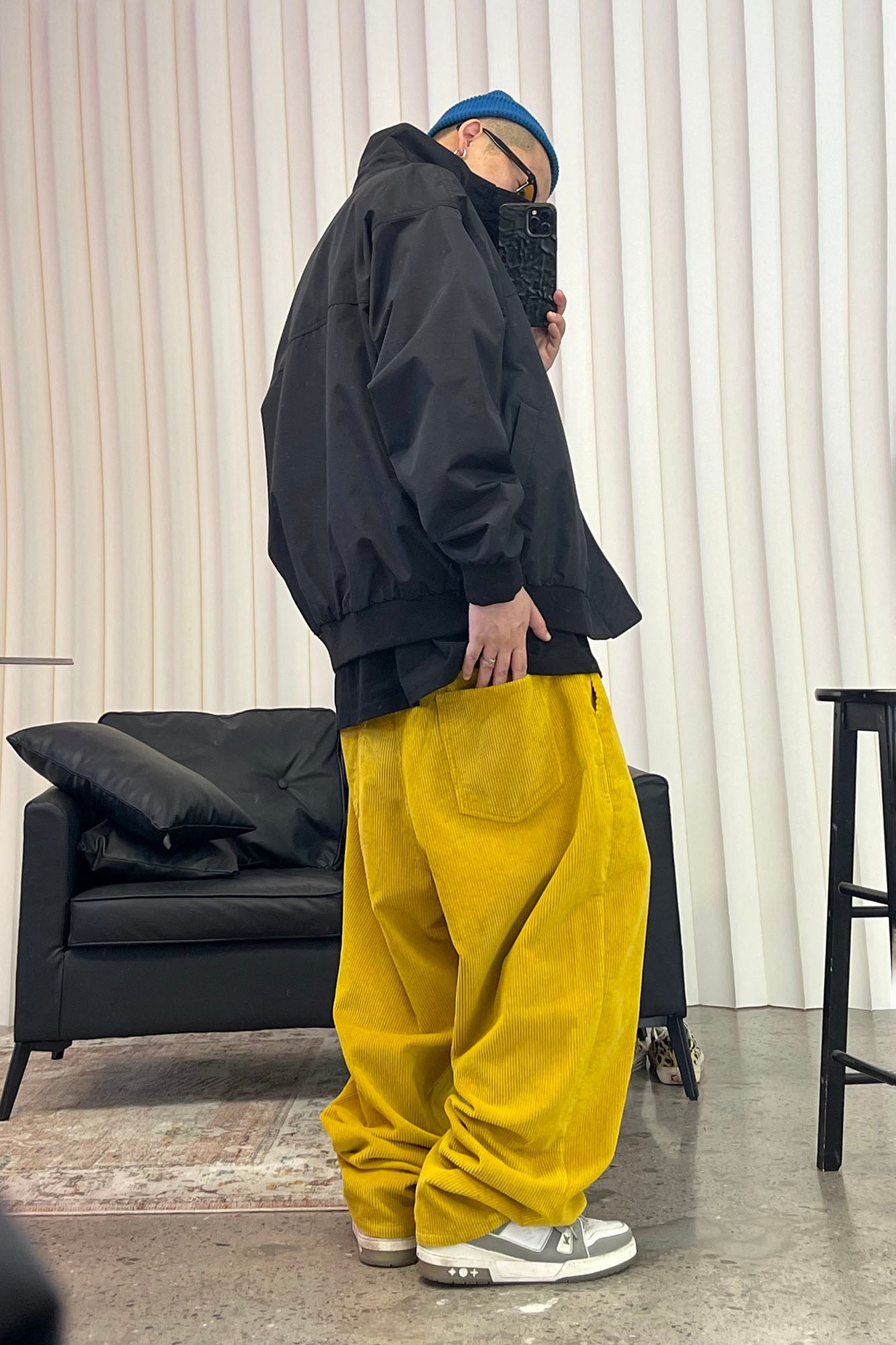 ME DA IGUAL Stand Collar Utility Waterproof Jacket-Jacket-M-Black-Free Shipping Leatheretro