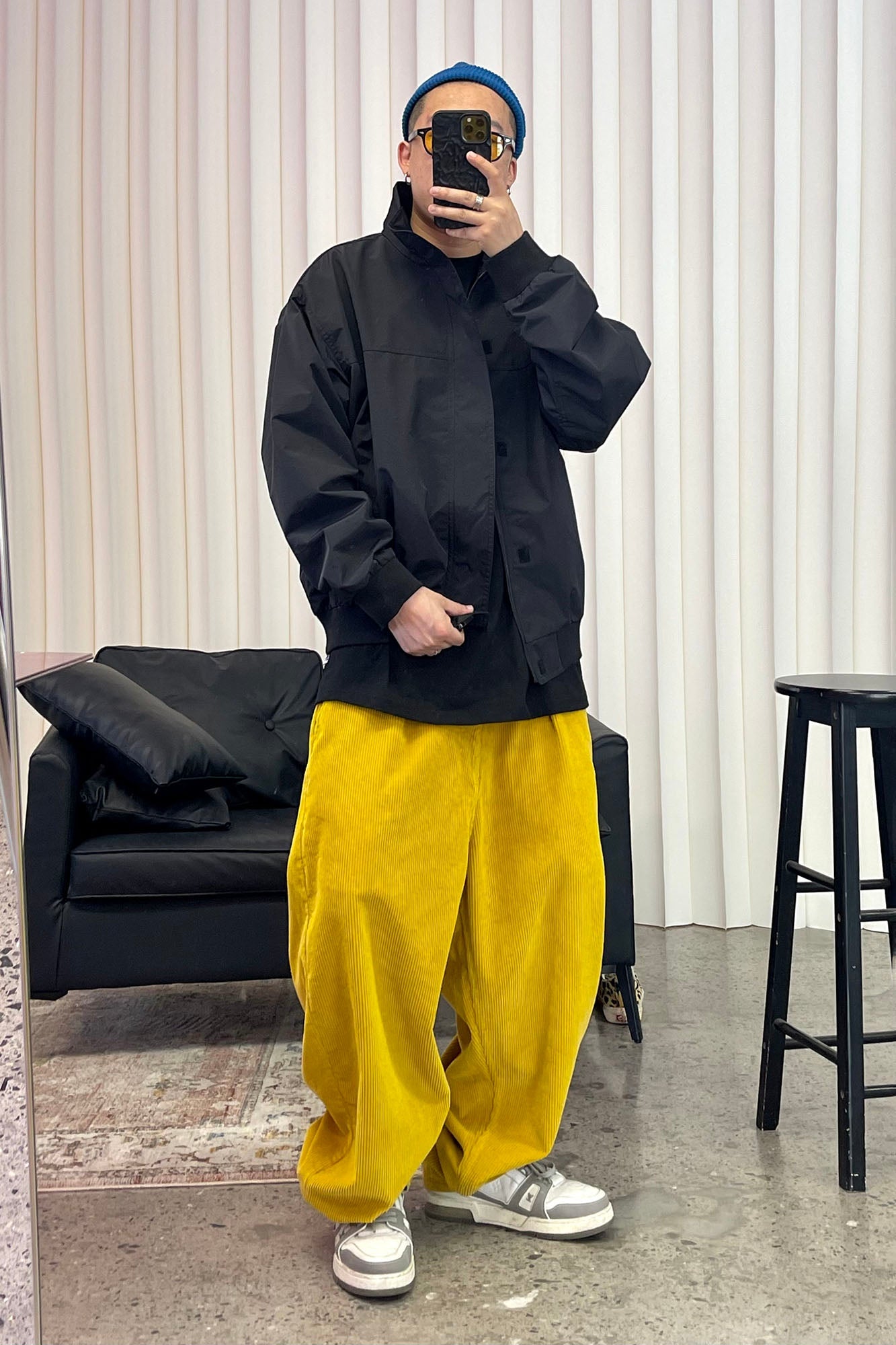 ME DA IGUAL Stand Collar Utility Waterproof Jacket-Jacket-M-Black-Free Shipping Leatheretro