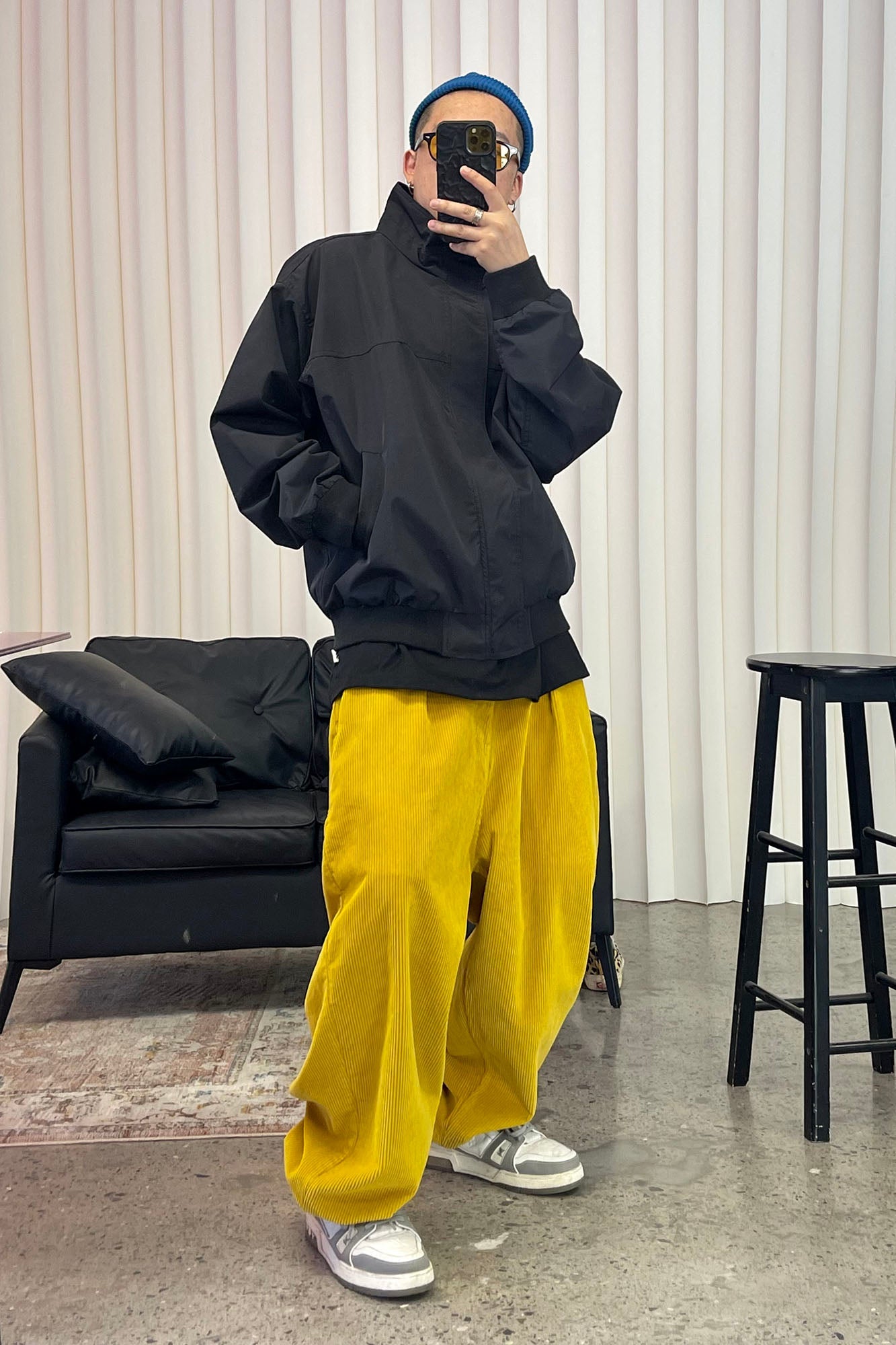 ME DA IGUAL Stand Collar Utility Waterproof Jacket-Jacket-M-Black-Free Shipping Leatheretro