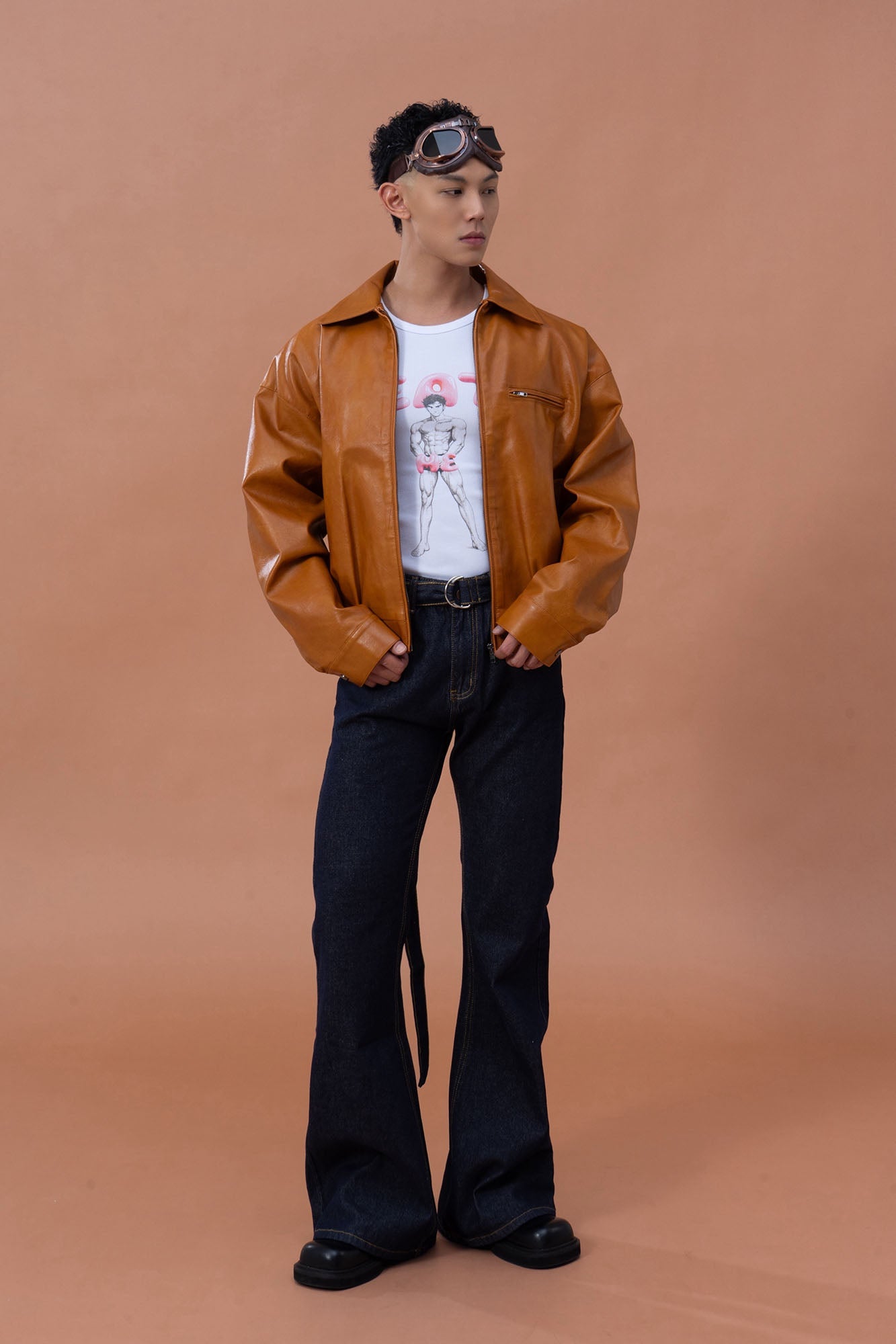 CLP Retro Flared Raw Jeans-Jeans-S-Free Shipping Leatheretro