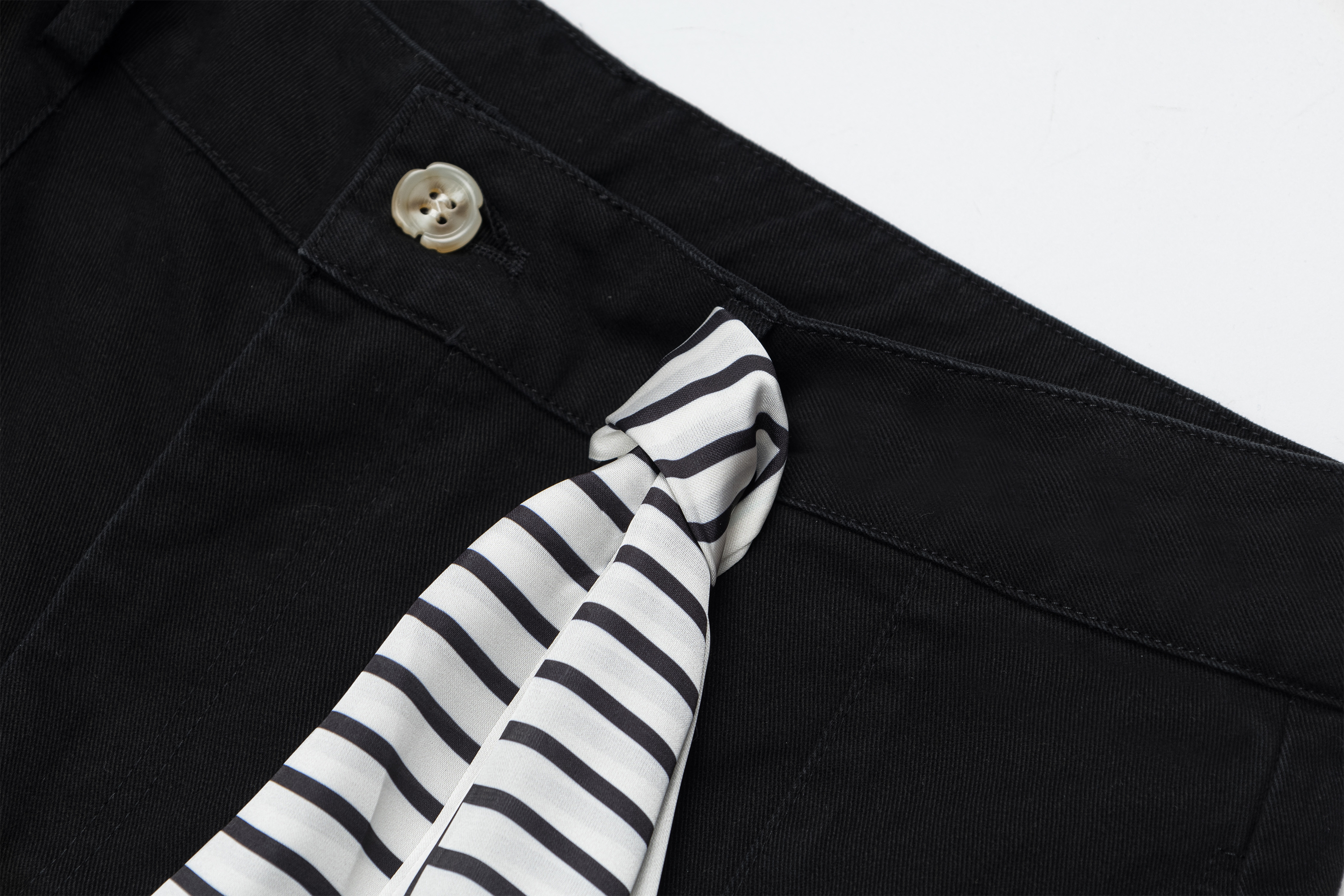 OVDY Retro Washed Stripe-Tie Wide-Leg Pants-Pants-S-Free Shipping Leatheretro