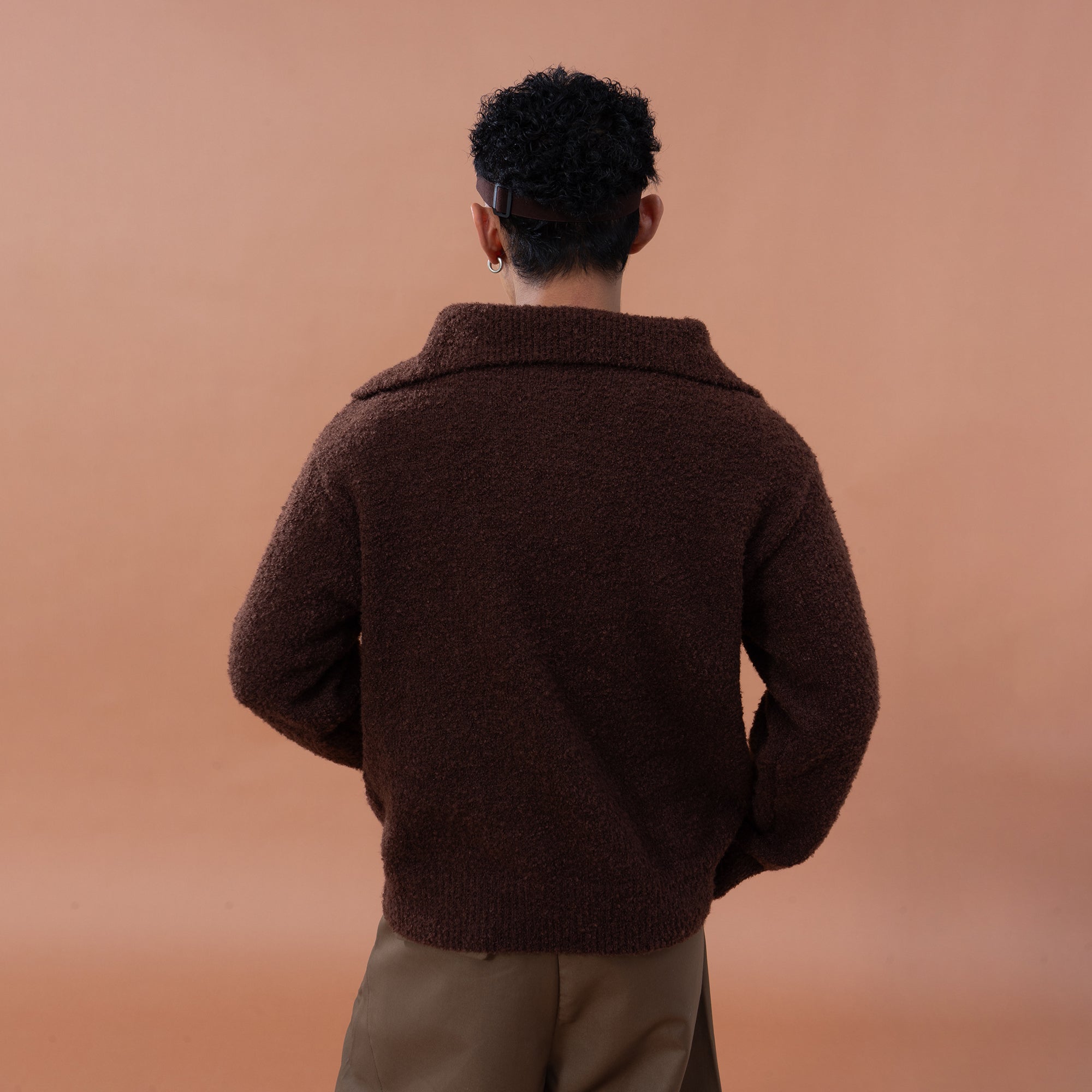 CLP Wool -Blend Toggle-Neck Knit Pullover-Jacket-M-Free Shipping Leatheretro