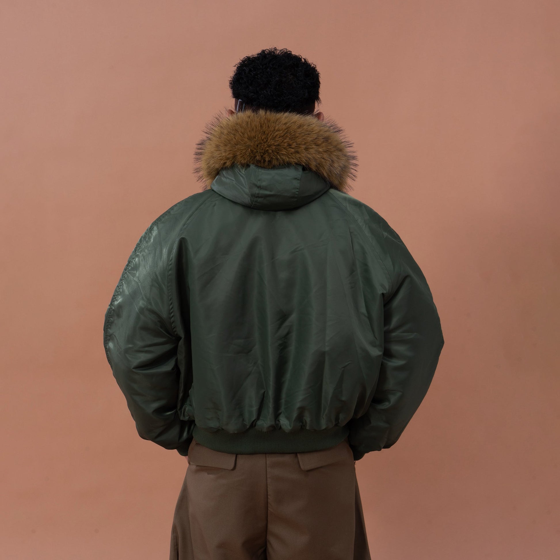 CLP Faux Fur Collar Puffer Parka-Jacket-S-Free Shipping Leatheretro