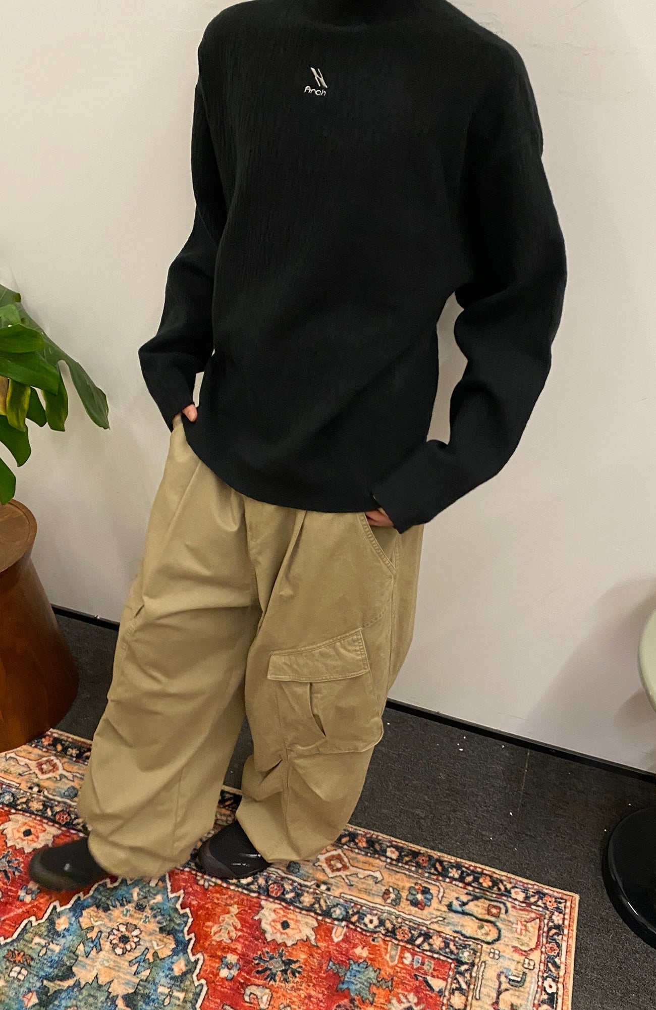 ROARINGWILD A ARCH Classic Utility Parachute Pants-Pants-XS-Green-Free Shipping Leatheretro