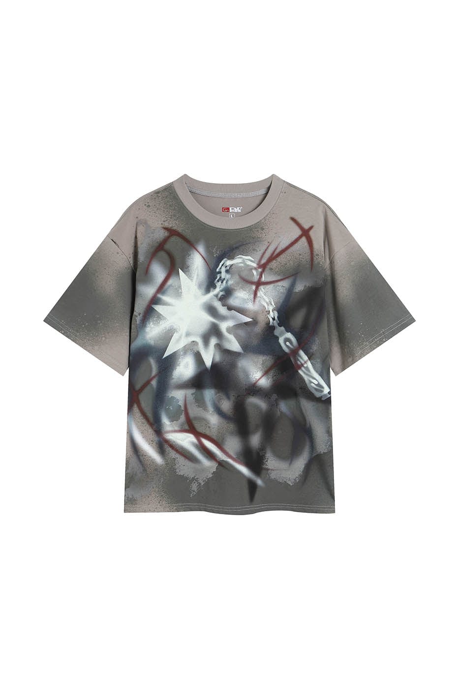 DND4DES Meteor Hammer Abstract Graphics T-Shirt-T Shirt-S-Free Shipping Leatheretro