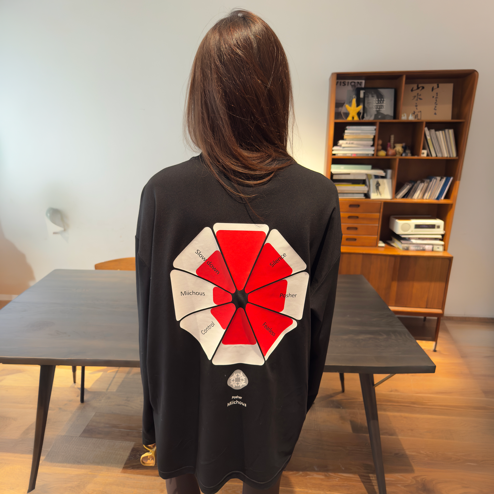 MIICHOUS Bullseye Graphic Quick-Dry Long-Sleeve Tee-L/S Tee-S-Free Shipping Leatheretro