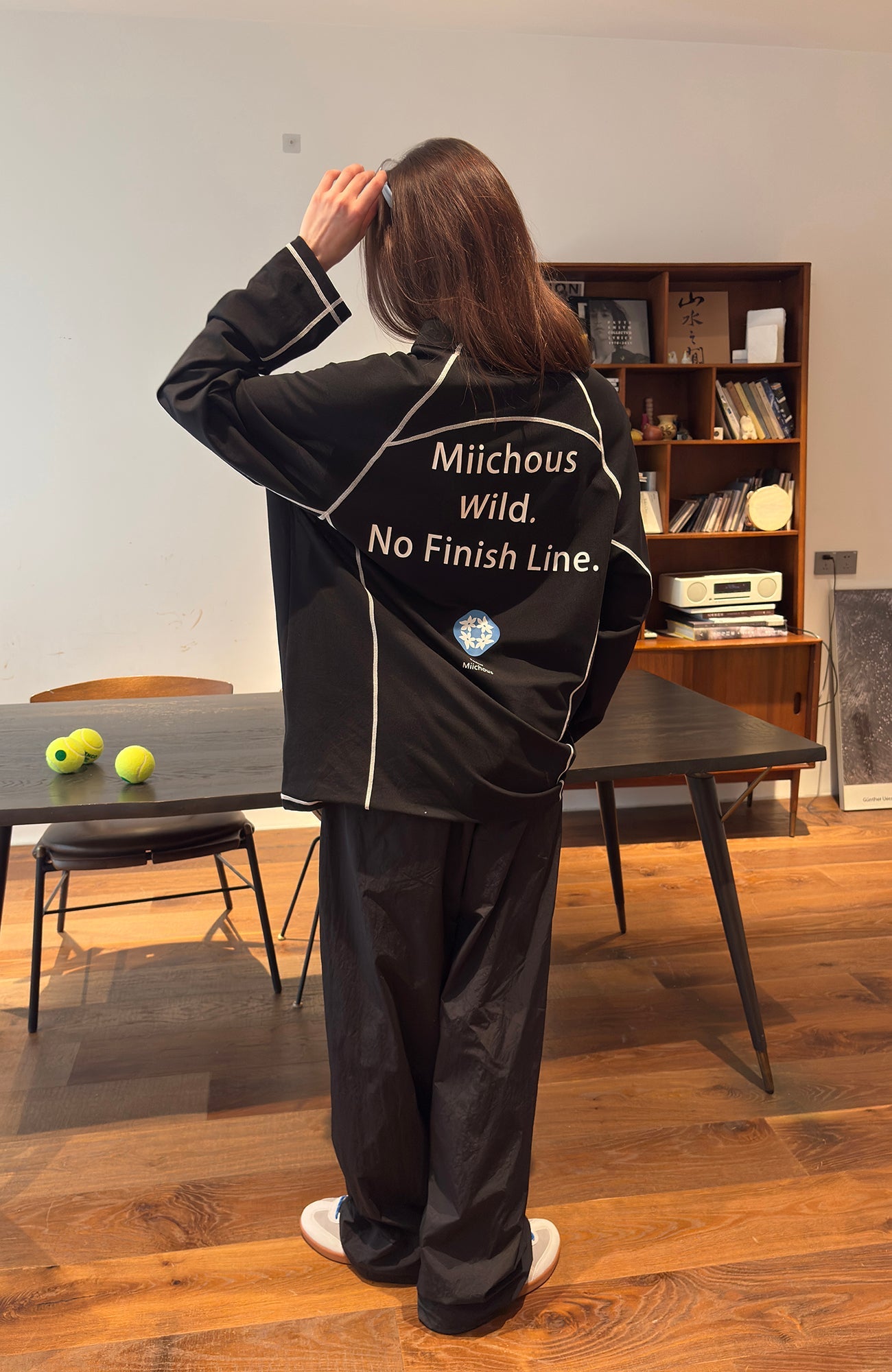MIICHOUS Contrast Stitching Long-Sleeve Tee-L/S Tee-S-Free Shipping Leatheretro