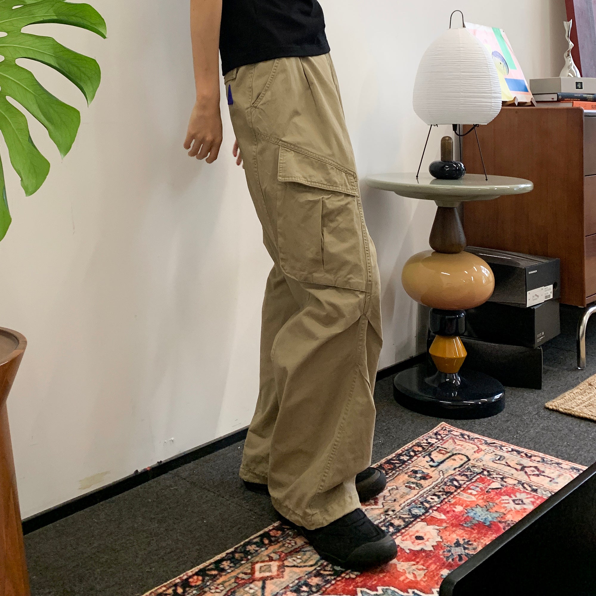 ROARINGWILD A ARCH Classic Utility Parachute Pants-Pants-XS-Green-Free Shipping Leatheretro