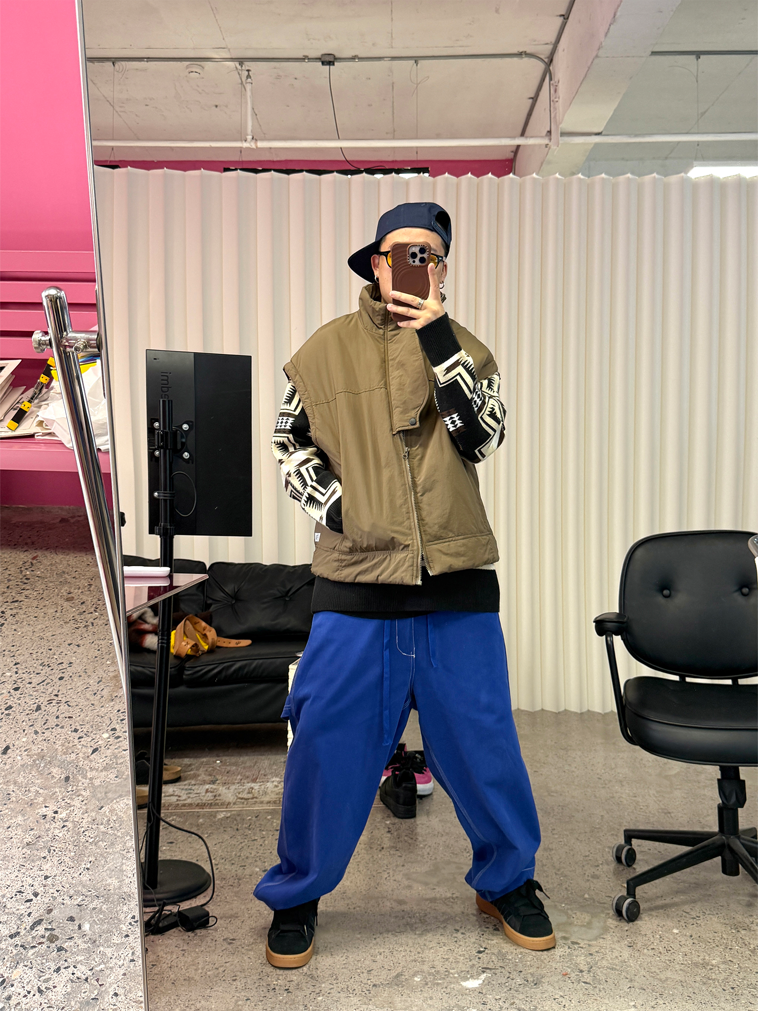 ME DA IGUAL Asym Placket Waterproof Vest-Vest-M-Coffee-Free Shipping Leatheretro