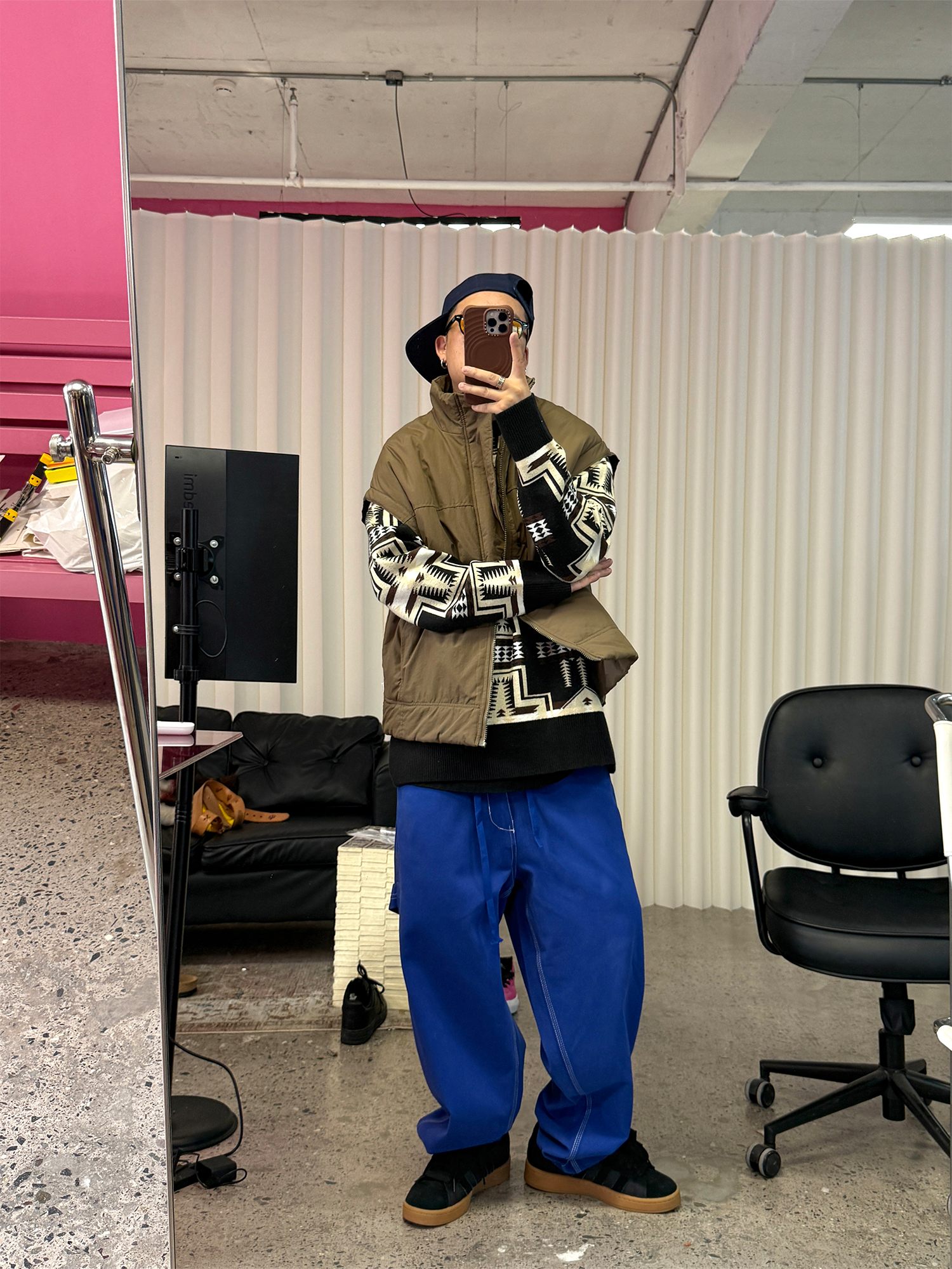 ME DA IGUAL Asym Placket Waterproof Vest-Vest-M-Coffee-Free Shipping Leatheretro