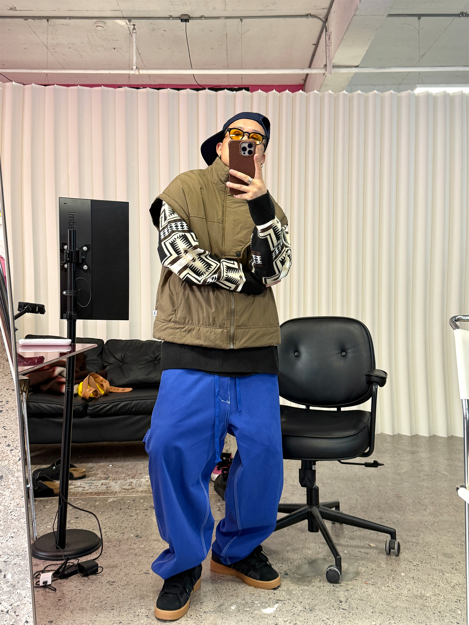 ME DA IGUAL Asym Placket Waterproof Vest-Vest-M-Coffee-Free Shipping Leatheretro